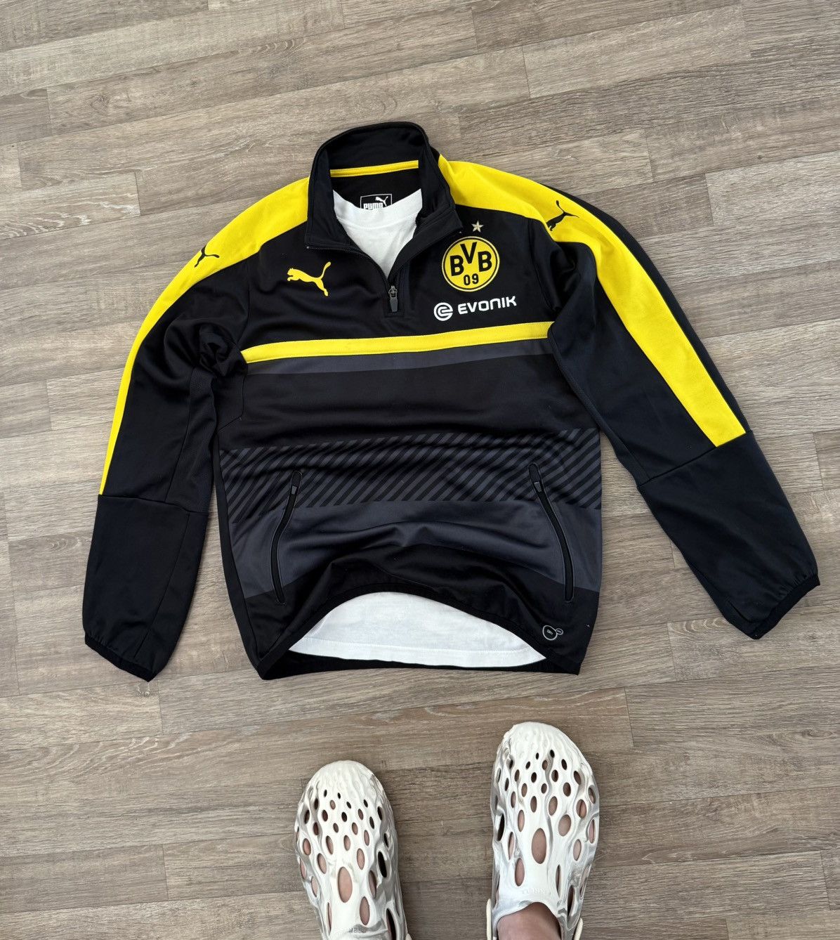 Puma Borussia Dortmund Y2K Track Soccer Blokecore Sweatshirt Size US XS / EU 42 / 0 - 3 Thumbnail