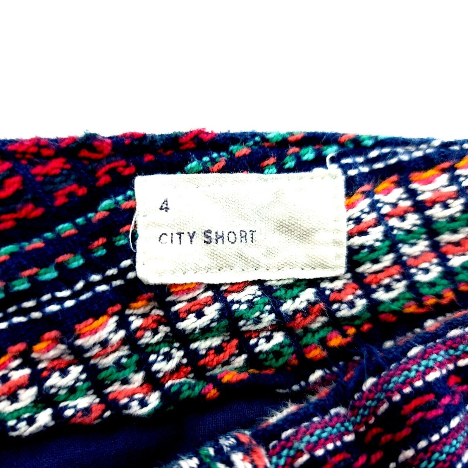 Gap Gap Knit City Shorts Multi-Colored 31/3 Mid Rise Cotton Size 31" - 4 Thumbnail