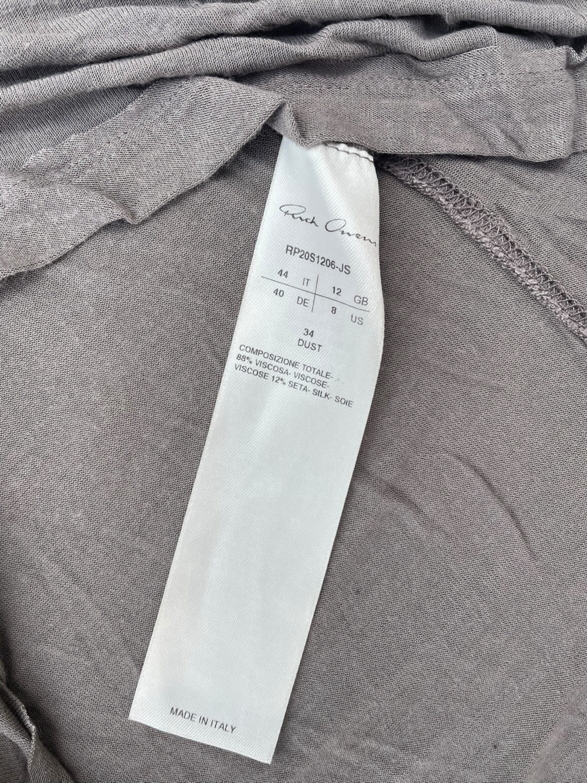Rick Owens Rick Owens Dust T Shirt Size US L / EU 52-54 / 3 - 5 Thumbnail