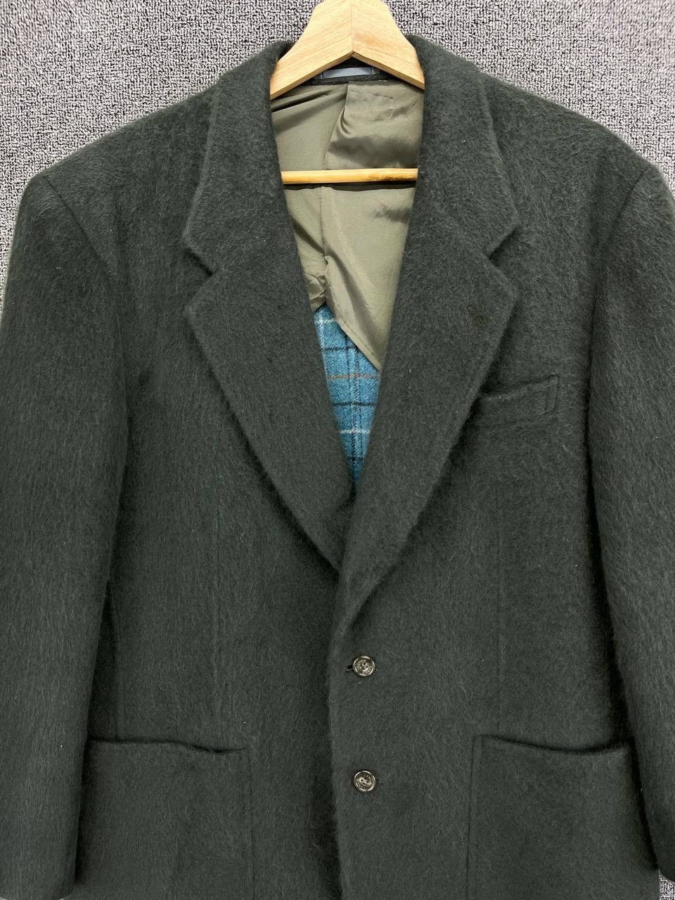 Lanvin Vintage Lanvin Green Wool Blazers Coats Jacket Size US L / EU 52-54 / 3 - 5 Thumbnail