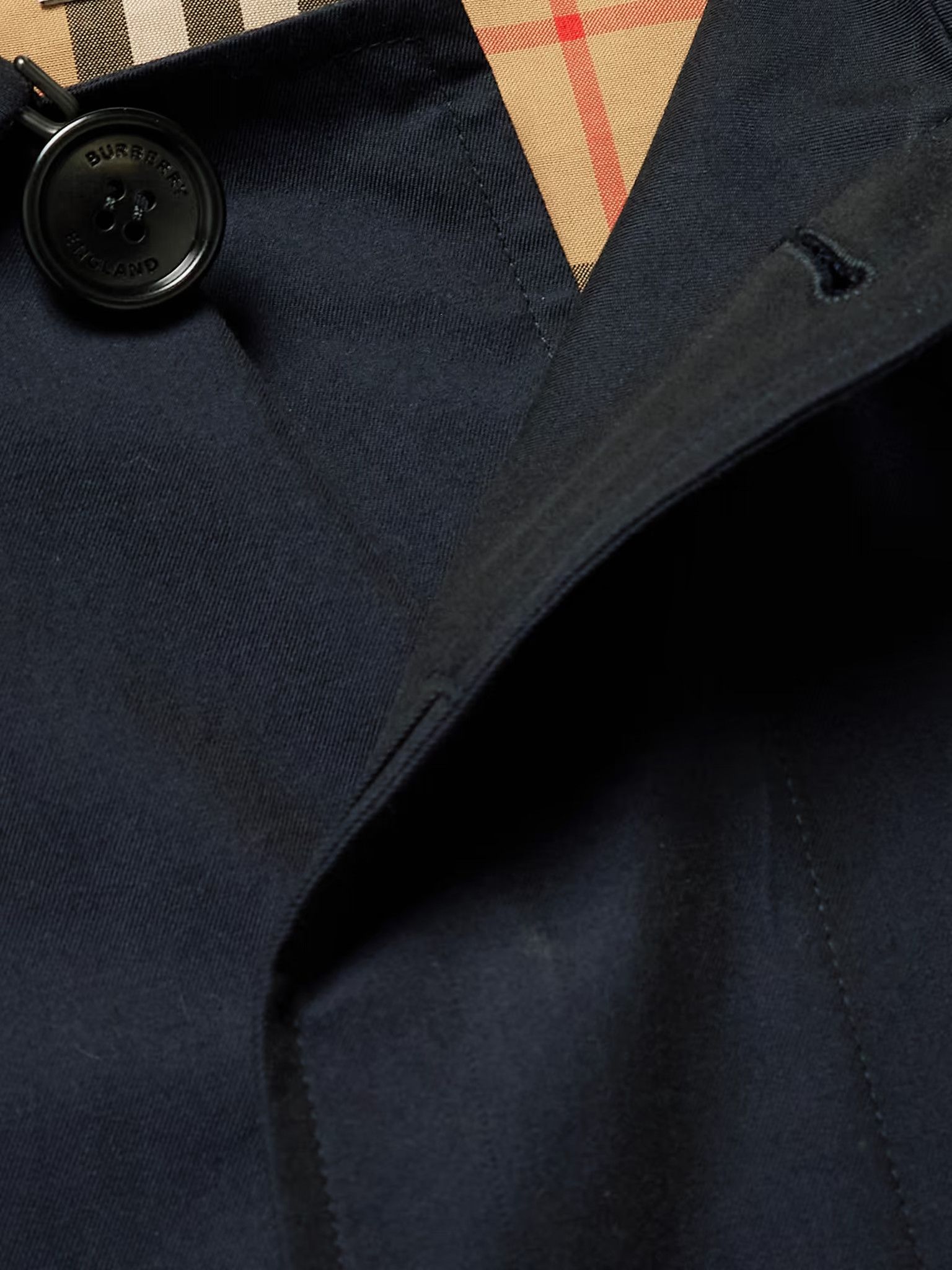 Burberry o1y0426 Trench Coat in Dark Blue Size US S / EU 44-46 / 1 - 4 Thumbnail