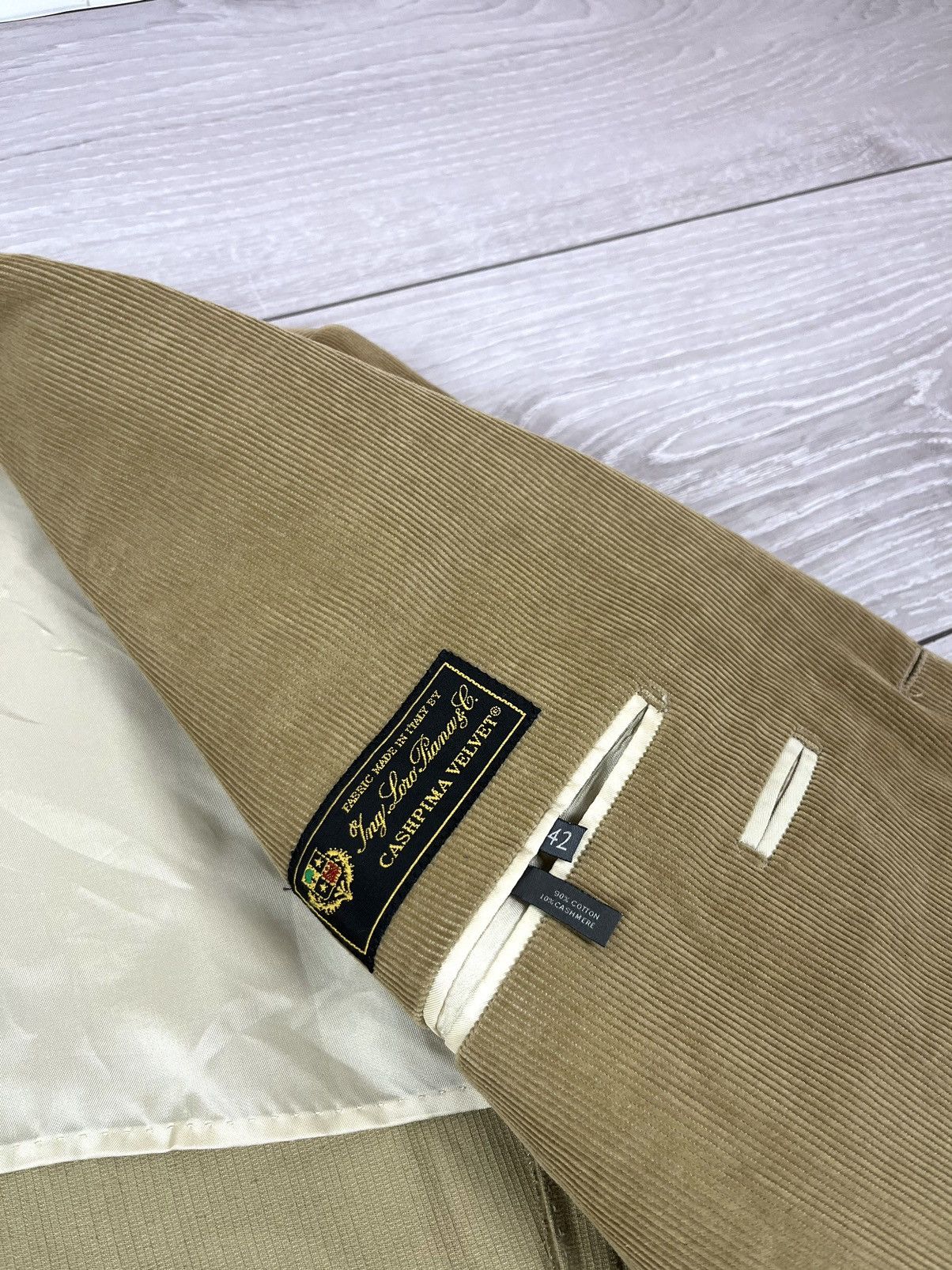 Loro Piana Bamford&Sons England Loro Piana Cashpima Velvet Blazer Size 48R - 12 Thumbnail