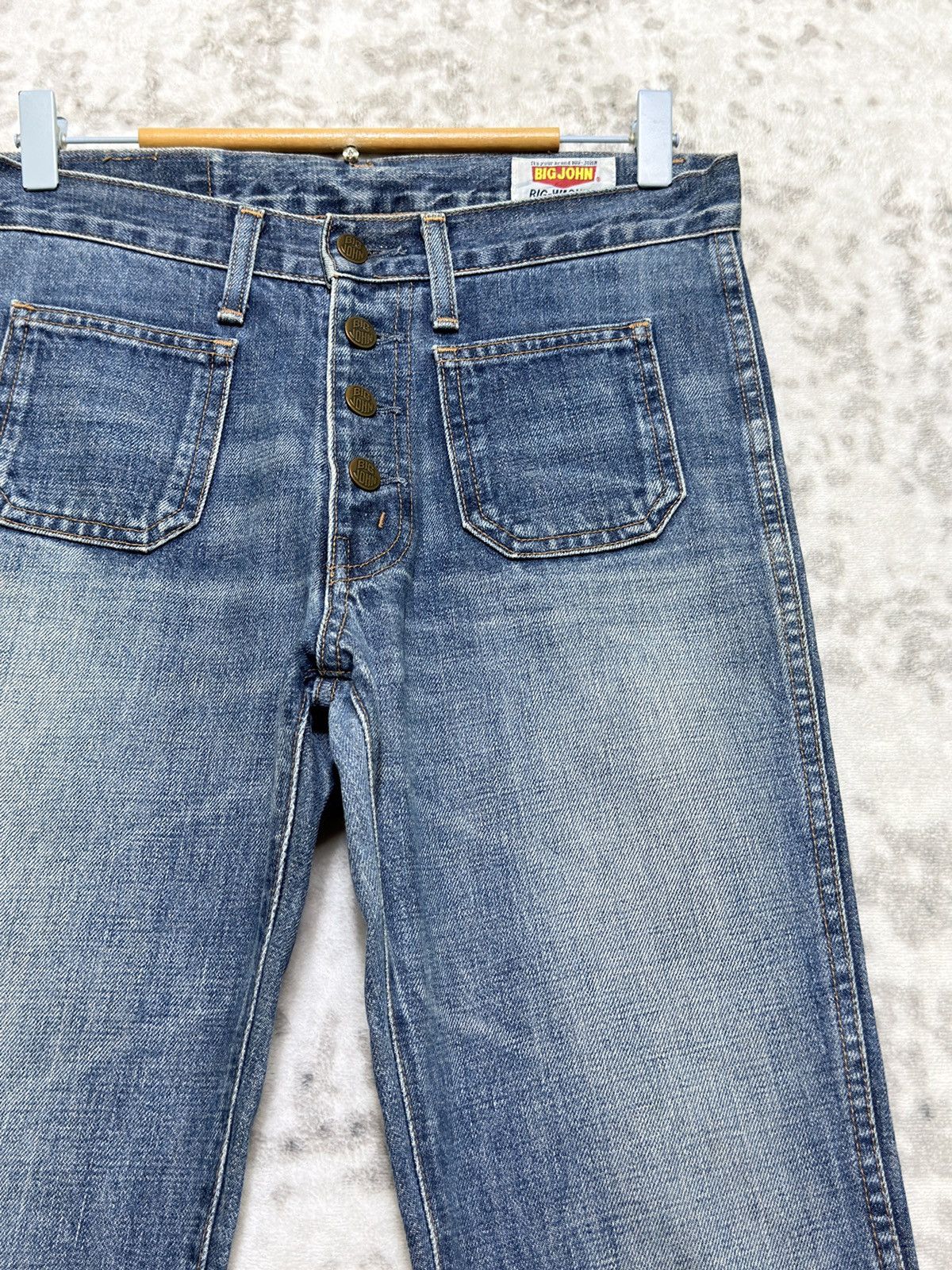 Big John Vintage Big John Bush Pant Flare Jeans Japan Bell Bottom Size US 29 - 5 Thumbnail
