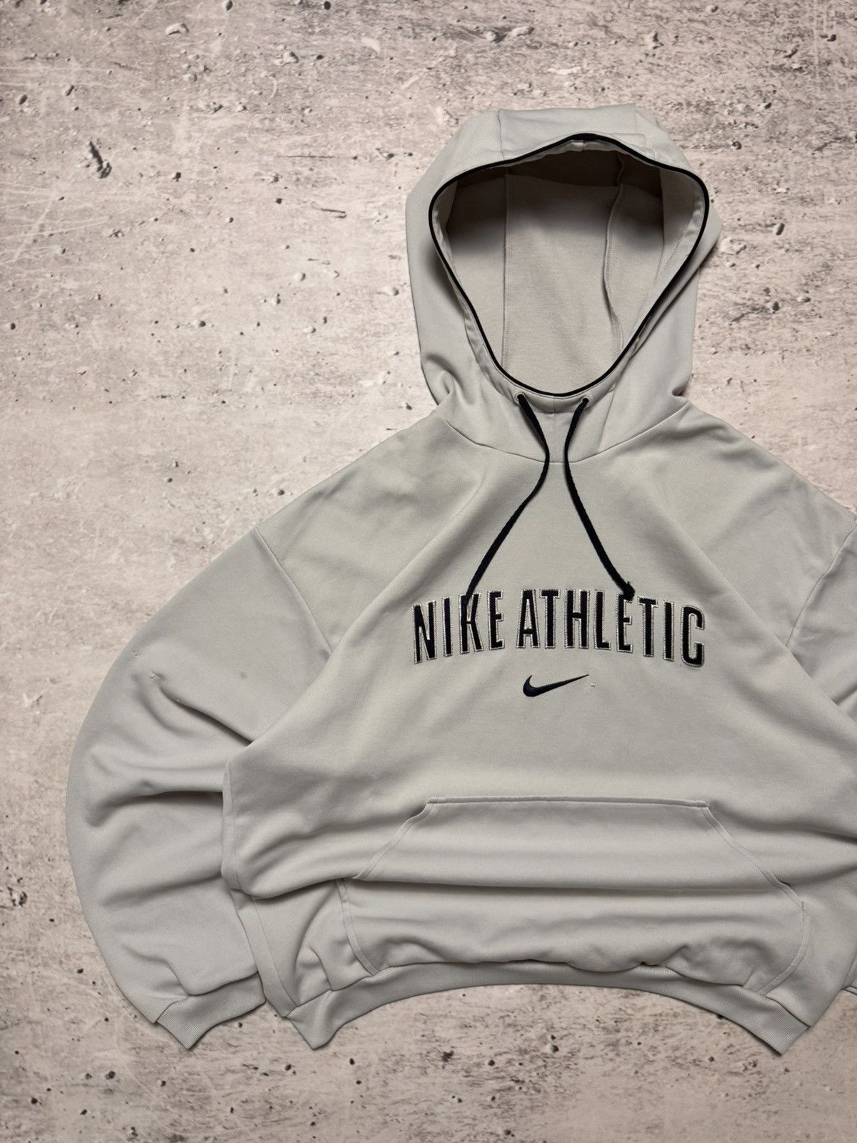 Nike × Vintage NIKE VINTAGE CENTER LOGO OVERSIZE BOXY HOODIE Size US L / EU 52-54 / 3 - 2 Thumbnail