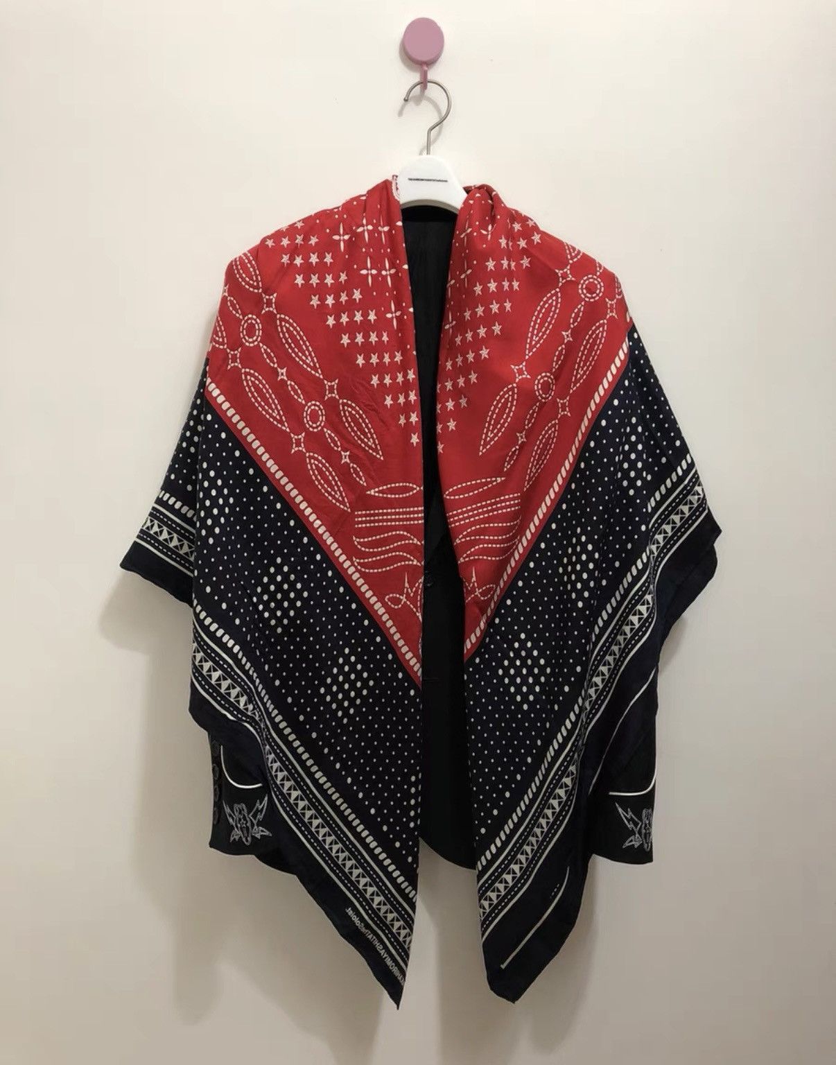 Takahiromiyashita The Soloist. TAKAHIROMIYASHITA THE SOLOIST takahiro miyashita silk scarf Size ONE SIZE - 4 Thumbnail