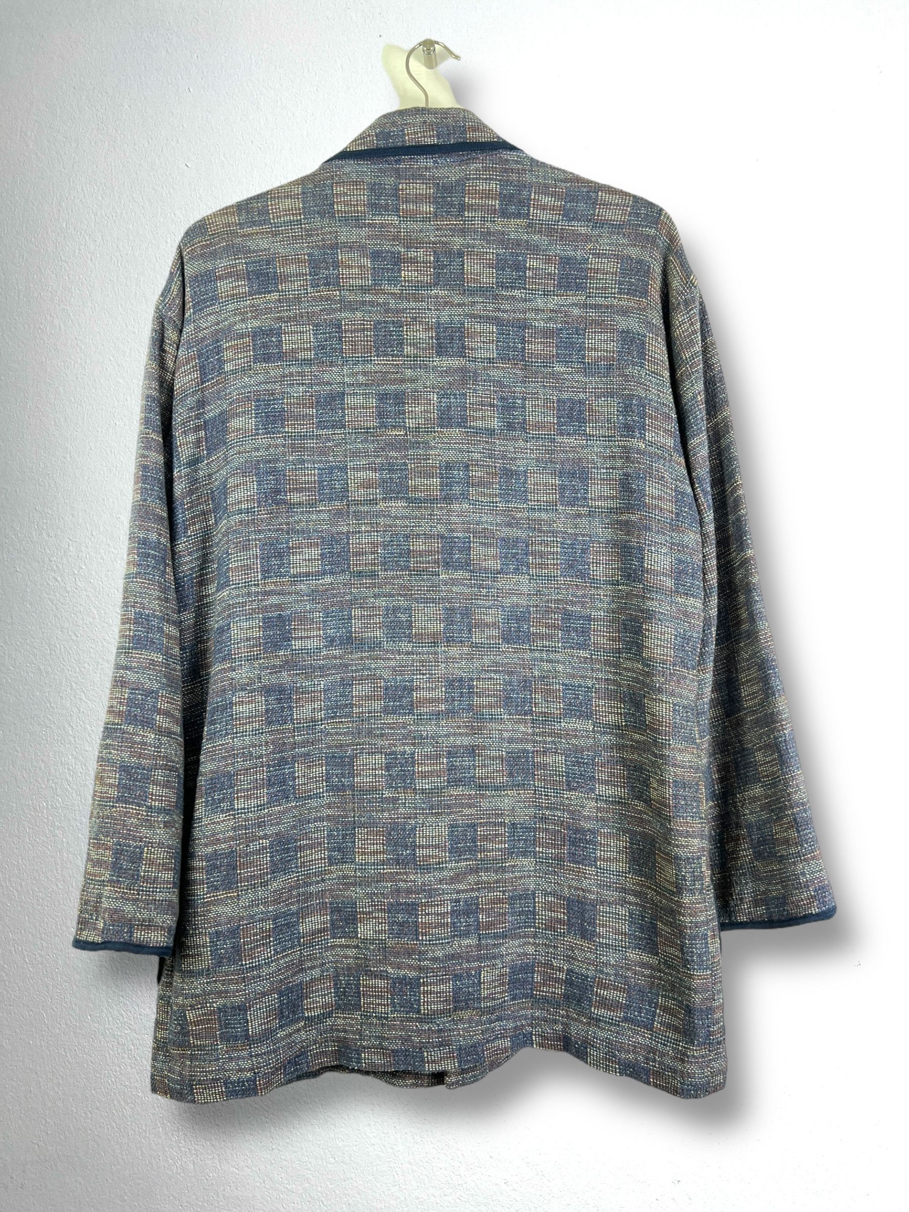 JUN MEN JUN Men Knit Blazer GTMP269 Size 46R - 9 Thumbnail