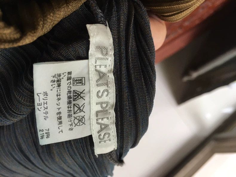 Issey Miyake Issey Miyake size:3 A dark grey and dark green color-block Size XS / US 0-2 / IT 36-38 - 5 Thumbnail