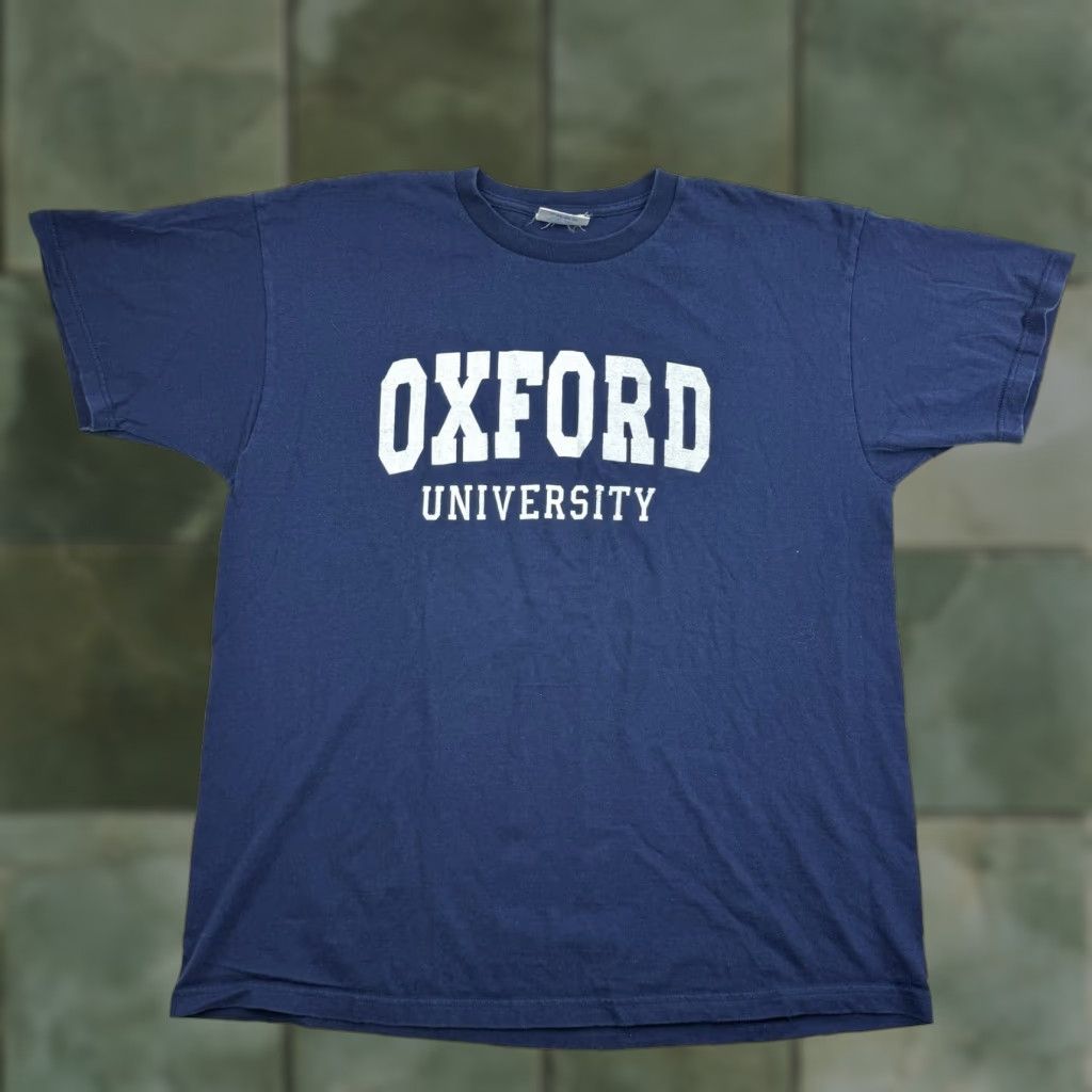 Vintage VINTAGE The Varsity Shop Oxford University Shirt Adult XL Blue 90s Mens Size US XL / EU 56 / 4 - 1 Thumbnail