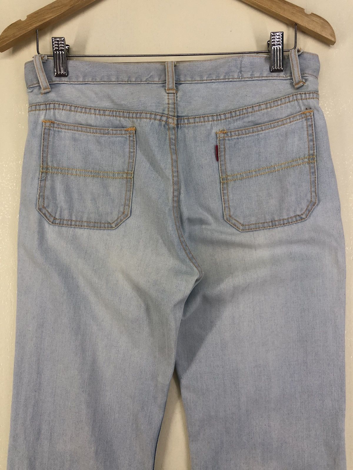 Big John Vintage Big John Flared Bootcut Light Wash Bush Pants Size US 30 / EU 46 - 13 Thumbnail