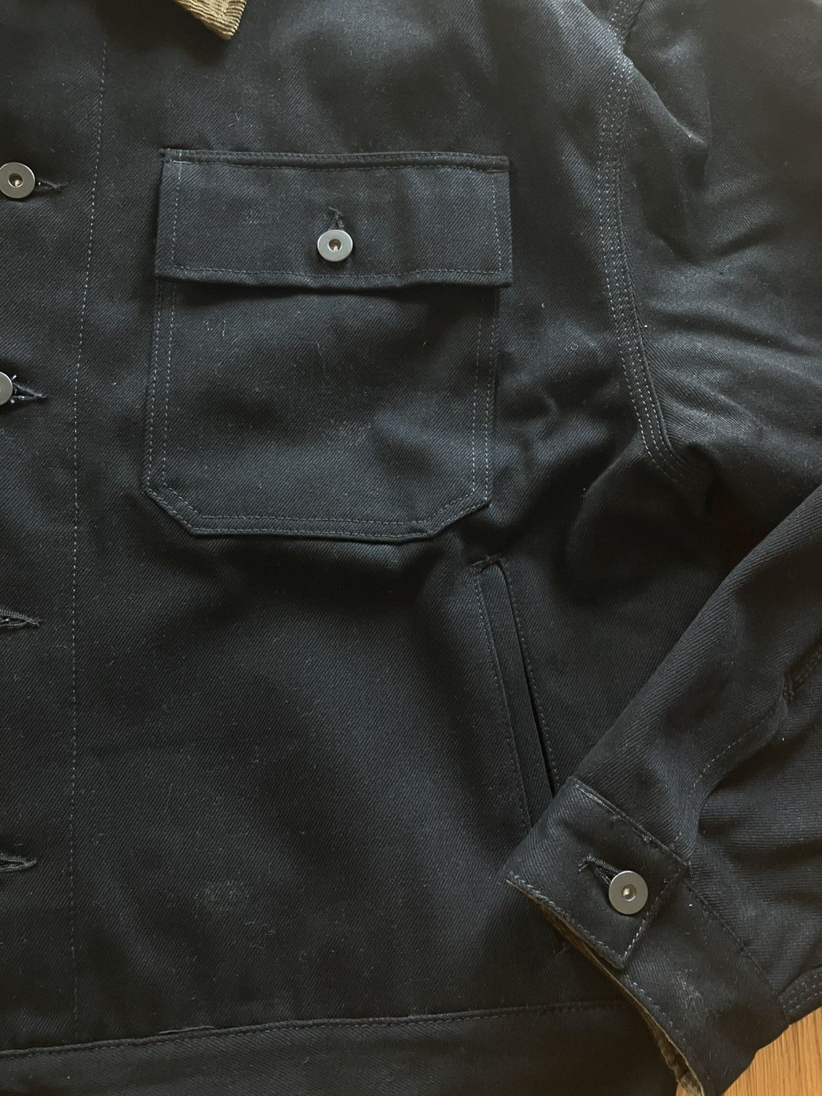 Yeezy Deadstock Yeezy SZN corduroy collar denim jacket Size US L / EU 52-54 / 3 - 3 Thumbnail