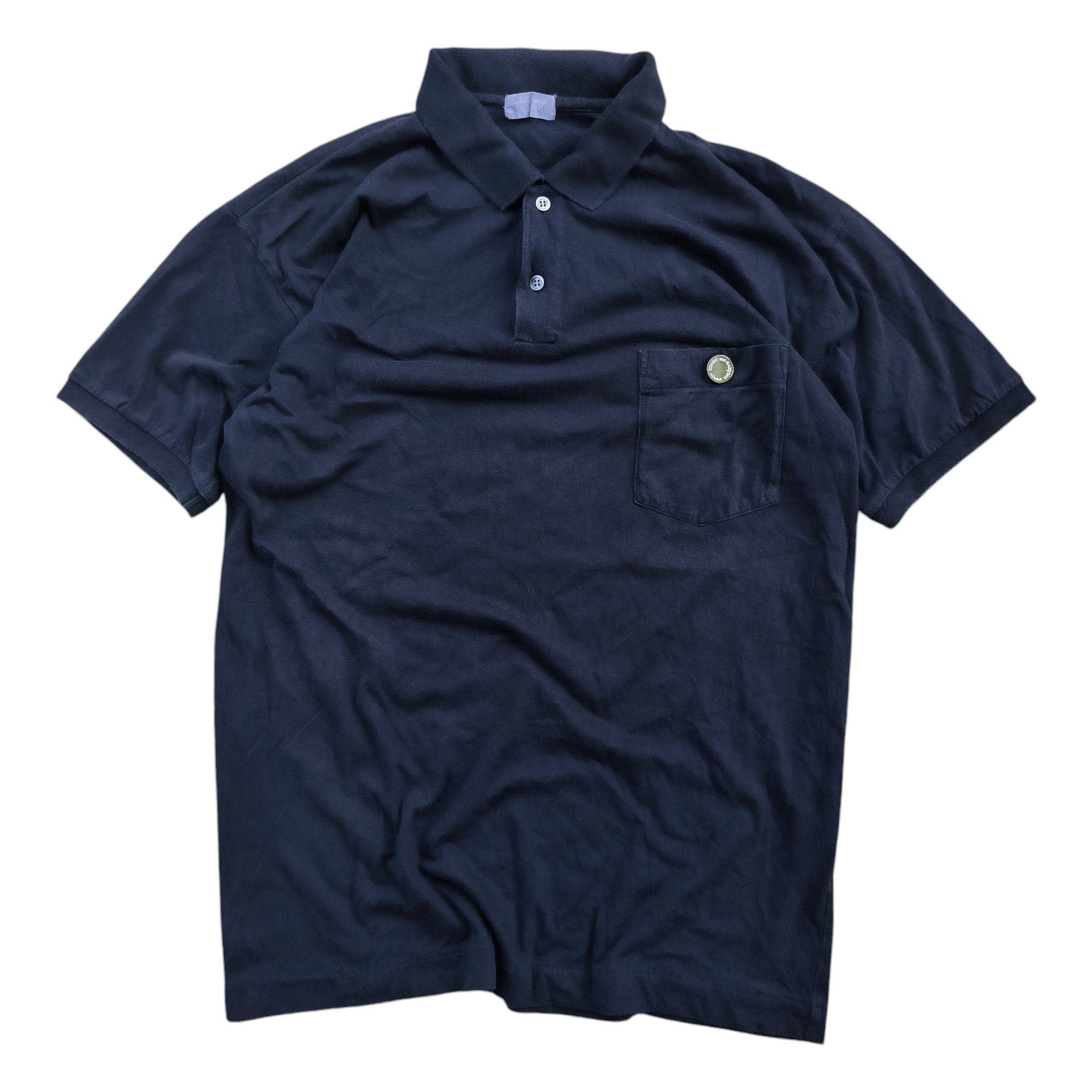 Comme des Garcons Vintage 1990s Comme Des Garcons Homme Polo Shirt Size US L / EU 52-54 / 3 - 1 Thumbnail