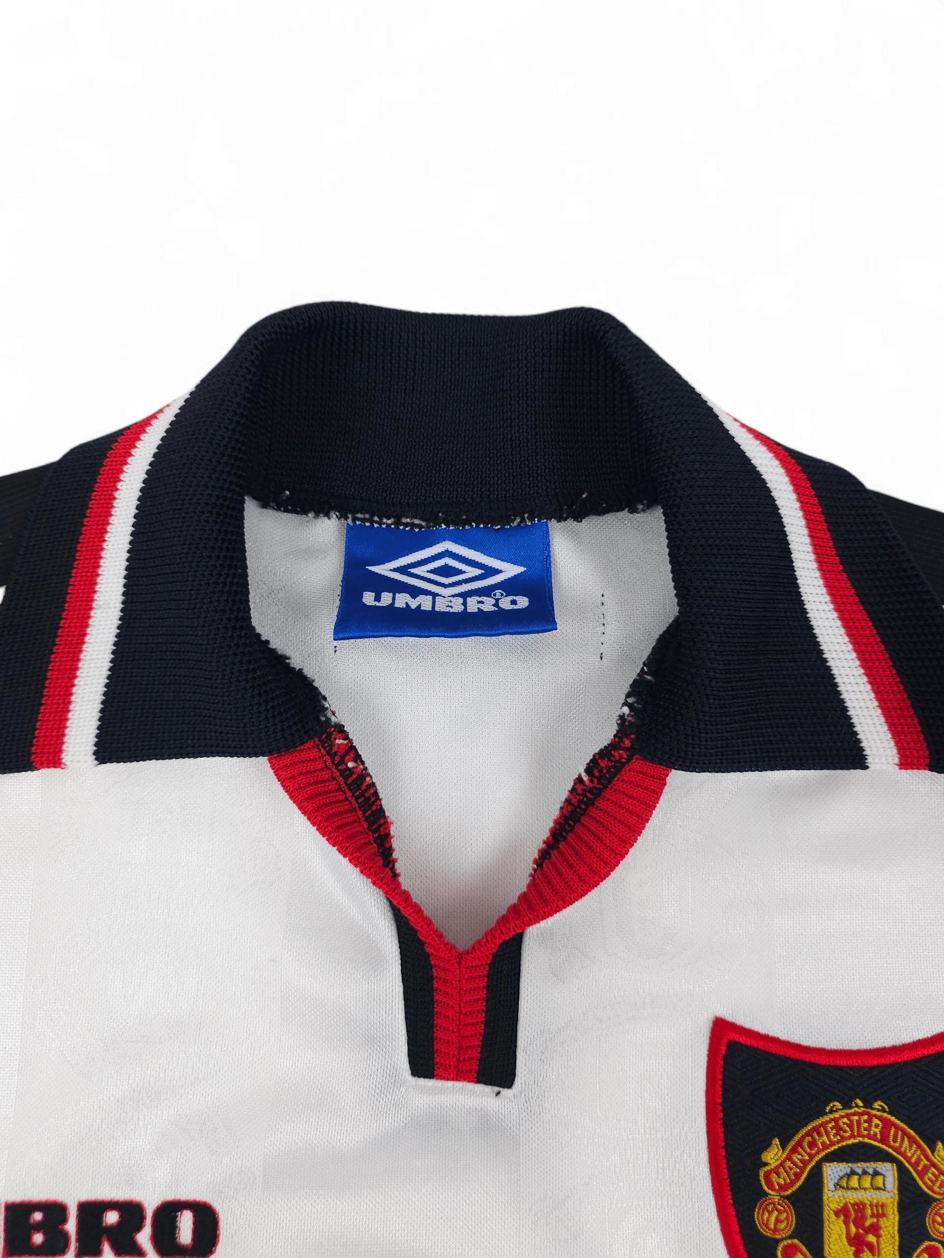 Umbro 💎 Manchester United 1997-1998-1999 Away Soccer Jersey Tee Size US S / EU 44-46 / 1 - 6 Thumbnail