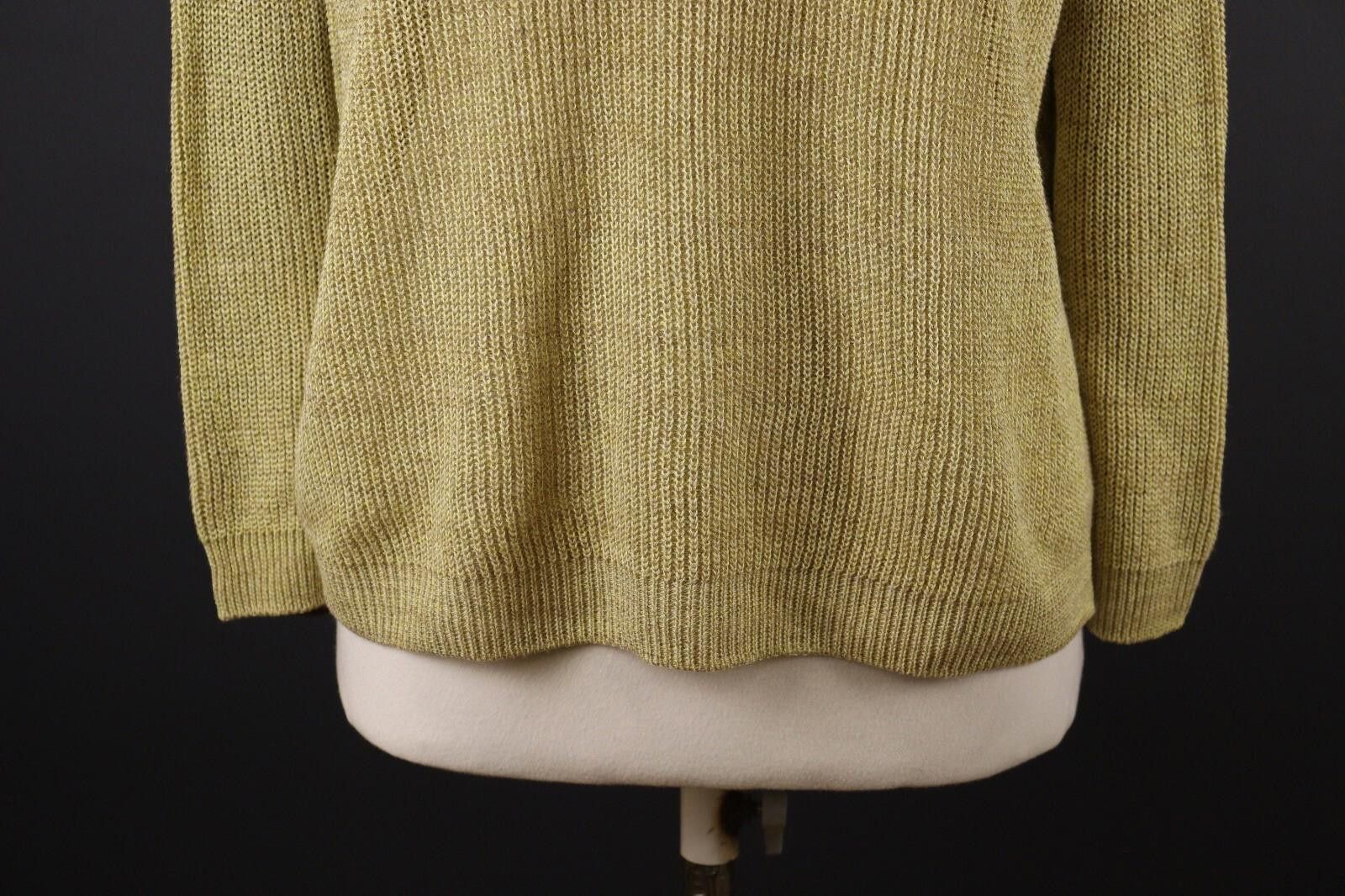 Designer Le Tricot Perugia Beige Oversized Knit Sweater Size L Size L / US 10 / IT 46 - 3 Thumbnail