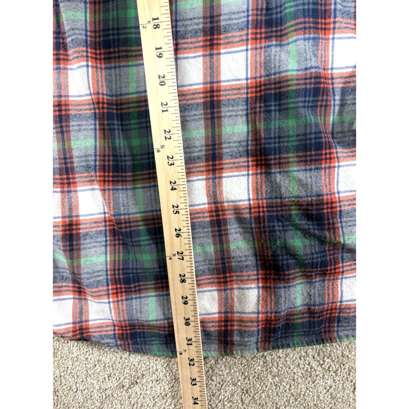 Burton Burton Shirt Men XXL Long Sleeve Button-Up Plaid 100% Cotton Multicolor Regular Pocket Autumn Winter Spring casual Size US XXL / EU 58 / 5 - 6 Thumbnail