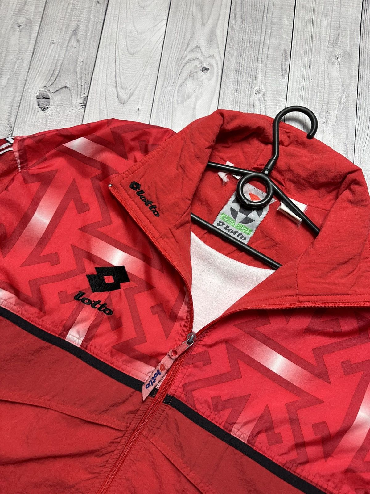 Lotto Sport × Vintage Vintage Lotto tracksuit AC Milan red rare size L Size US L / EU 52-54 / 3 - 4 Thumbnail