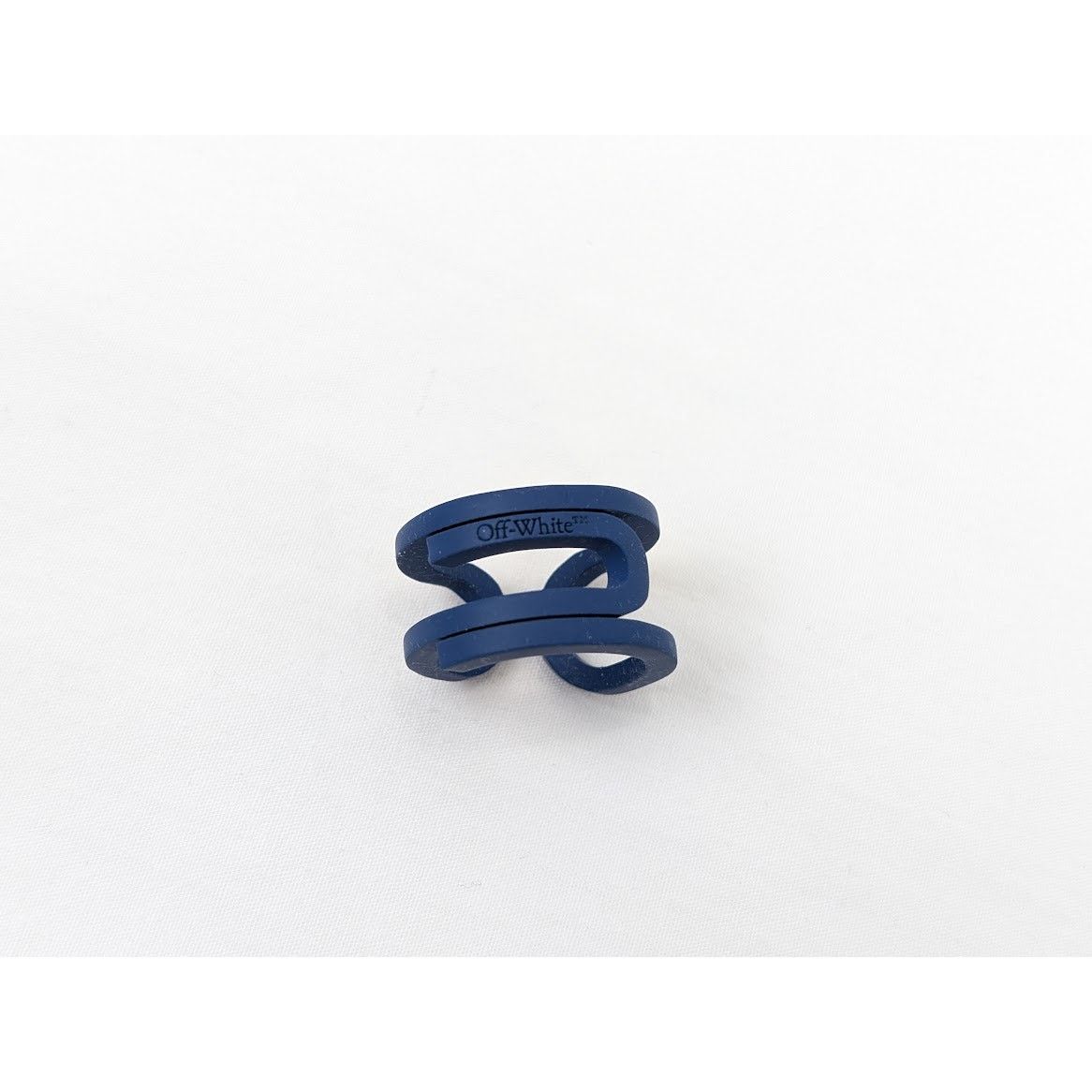 Off-White o1rshd1 Q:2 / Size: 60 / Varnished Paperclip Ring in Blue Size ONE SIZE - 9 Thumbnail