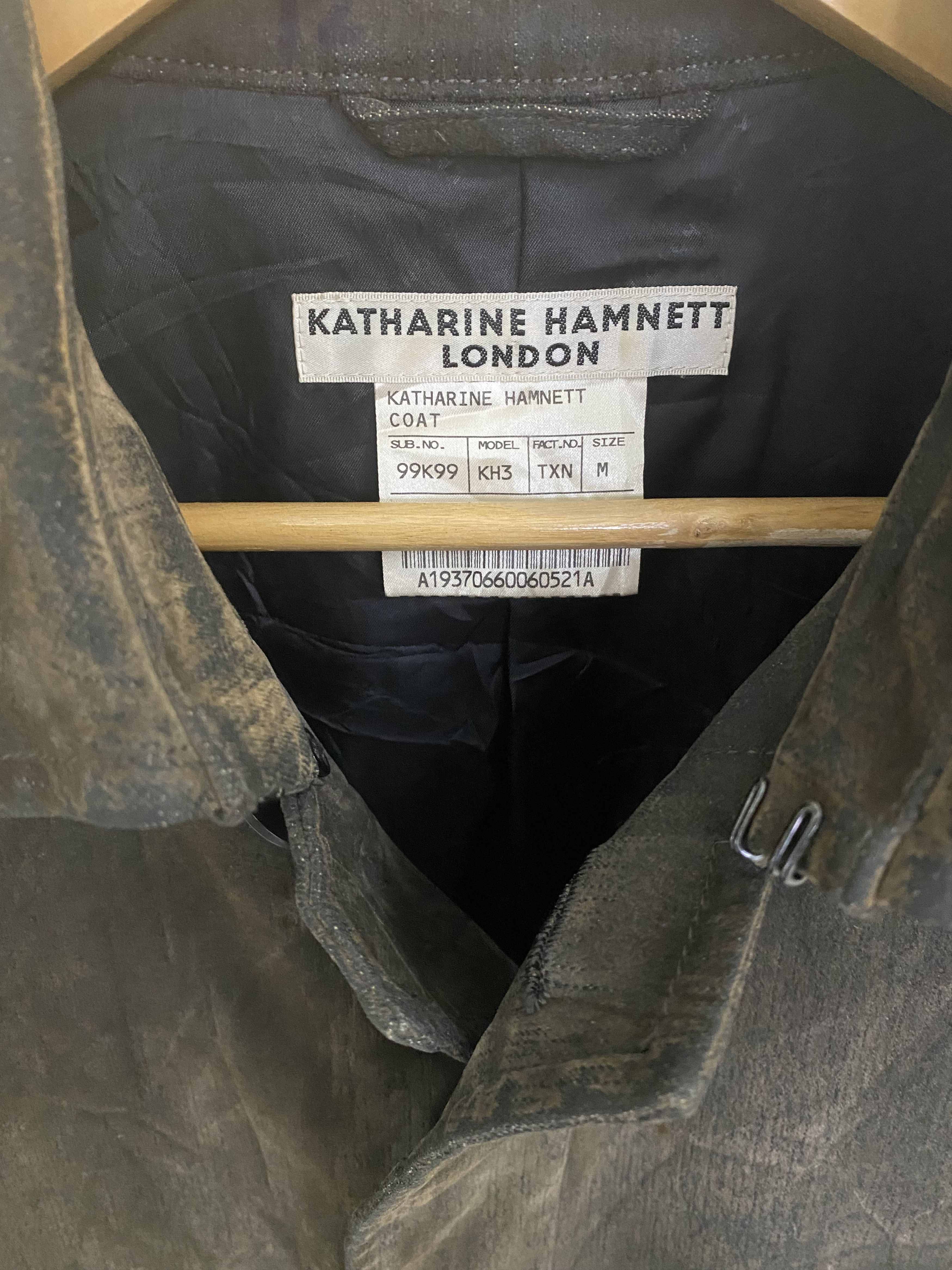 Katharine Hamnett London Rare Katharine Hamnett London Mold Coat Size US M / EU 48-50 / 2 - 5 Thumbnail