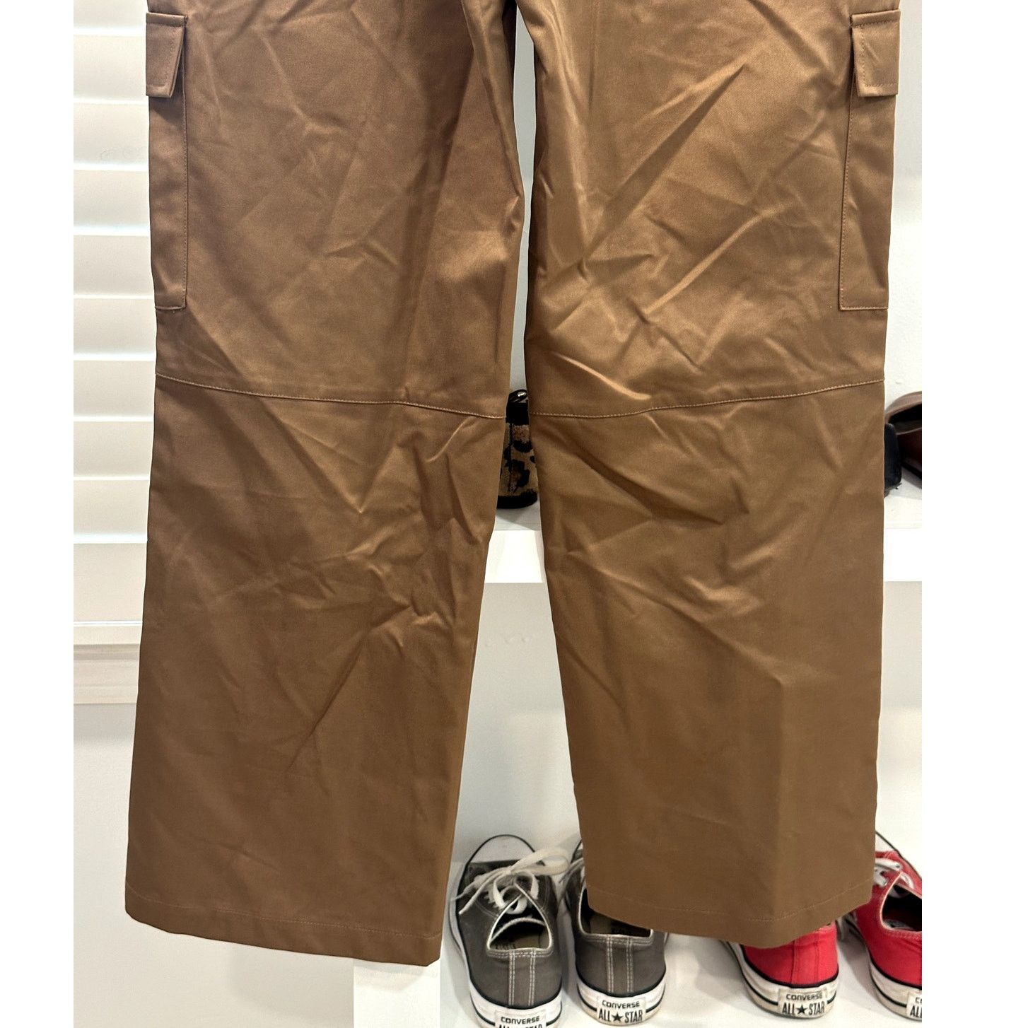 BP. Bp Womens Brown Cargo Pants Side Pockets Straight Fit XS NWT Size 26" / US 2 / IT 38 - 6 Thumbnail