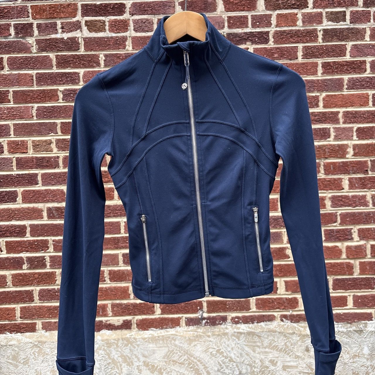 Lululemon lululemon navy blue define cropped jacket Size XS / US 0-2 / IT 36-38 - 1 Thumbnail