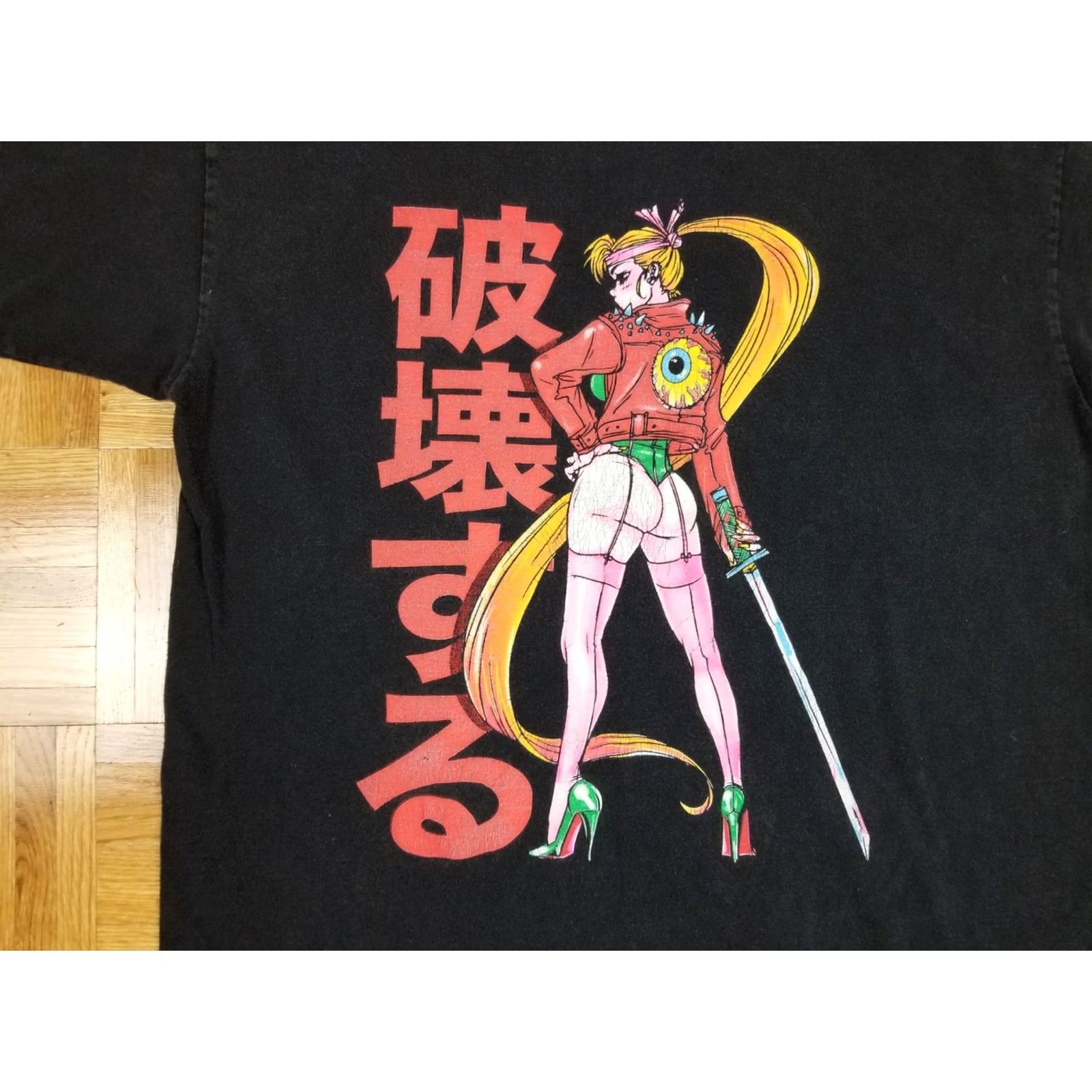 Vintage VINTAGE Mishka NYC Japanese Animation Black T-SHIRT SZ LARGE Shirt Men XS? Size US L / EU 52-54 / 3 - 2 Thumbnail