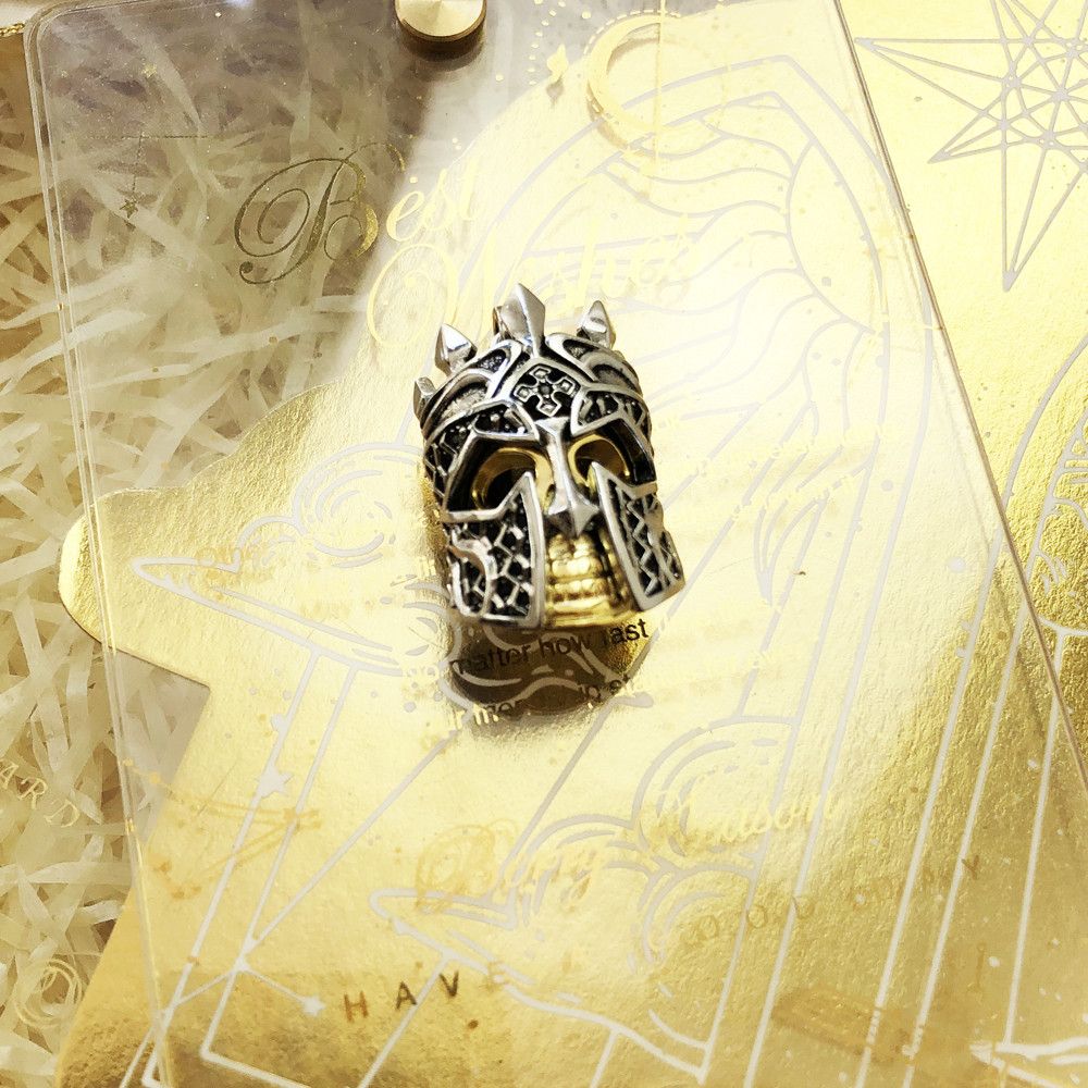Jewelry Pendant Skull Knight 925 Sterling Silver Accessories Size ONE SIZE - 2 Thumbnail