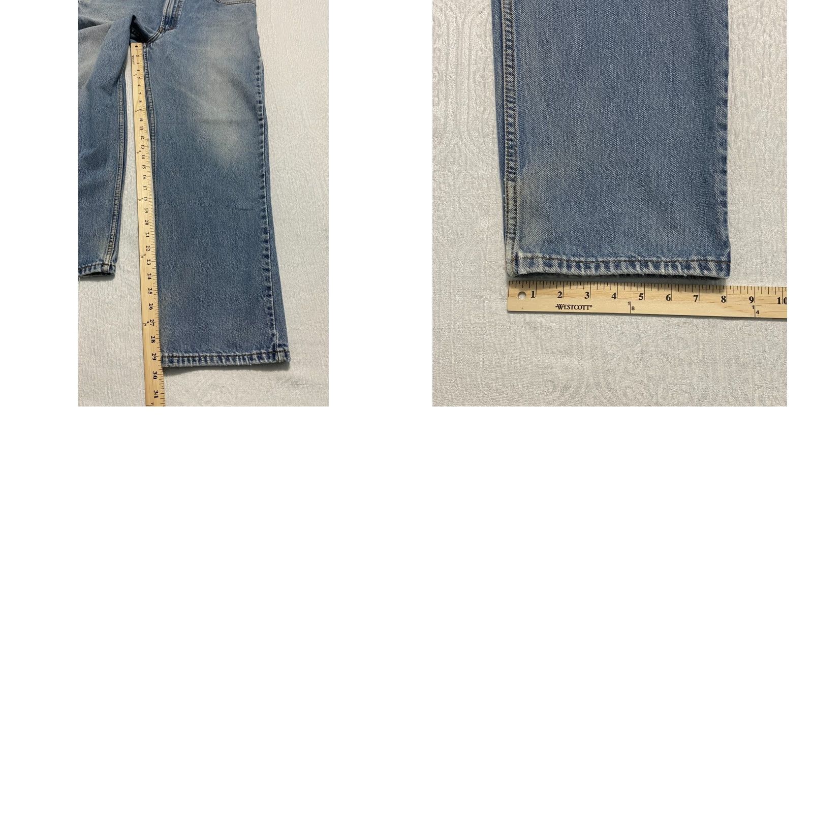 Levi's VINTAGE Levi's 550 Jeans Mens 36×30 Blue Relaxed Fit 5-Pocket Denim Straight Classic 100% Cotton Modern Whiskers Size US 36 / EU 52 - 8 Thumbnail