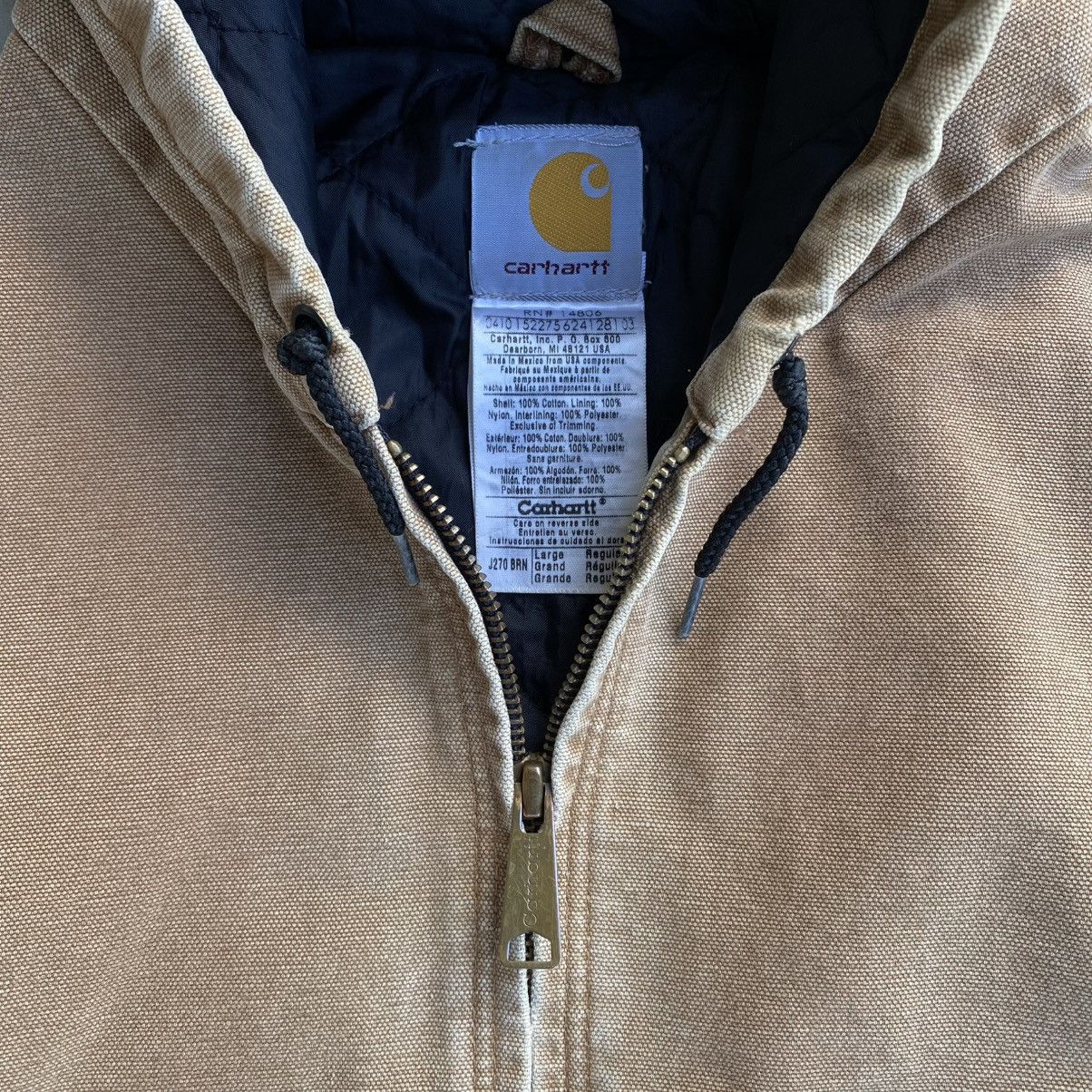 Carhartt × Vintage Carhartt Brown Carhartt active jacket J270BRN Size US XL / EU 56 / 4 - 3 Thumbnail