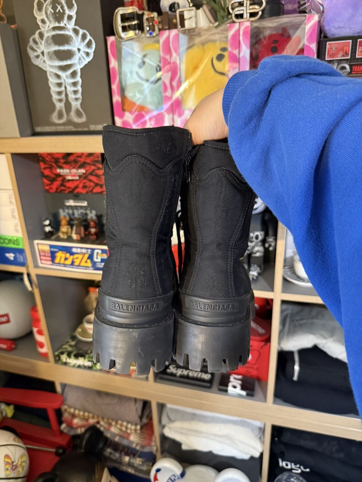 Balenciaga Balenciaga Black Nylon Strike Boot Size US 10.5 / EU 43-44 - 3 Thumbnail