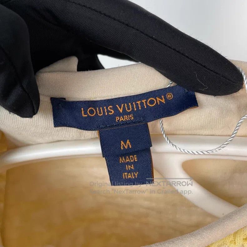 Louis Vuitton Louis Vuitton Yellow Stripe Short Sleeve Knit T-Shirt Size XS / US 0-2 / IT 36-38 - 8 Thumbnail