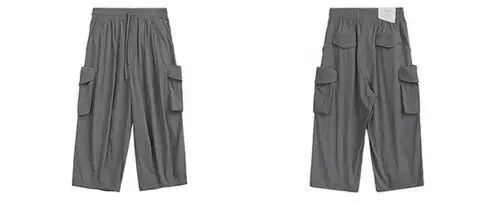 Japanese Brand 20SS Indigo Union Japan Grey Big Pocket Worker Pants Size US 32 / EU 48 - 2 Thumbnail