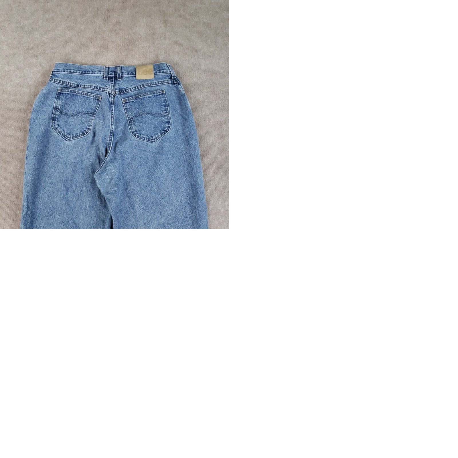 Lee VINTAGE Lee Jeans Womens 16 Blue High Rise Tapered Leg Relaxed Fit Denim 90s Size 38" / US 16 / IT 52 - 10 Thumbnail