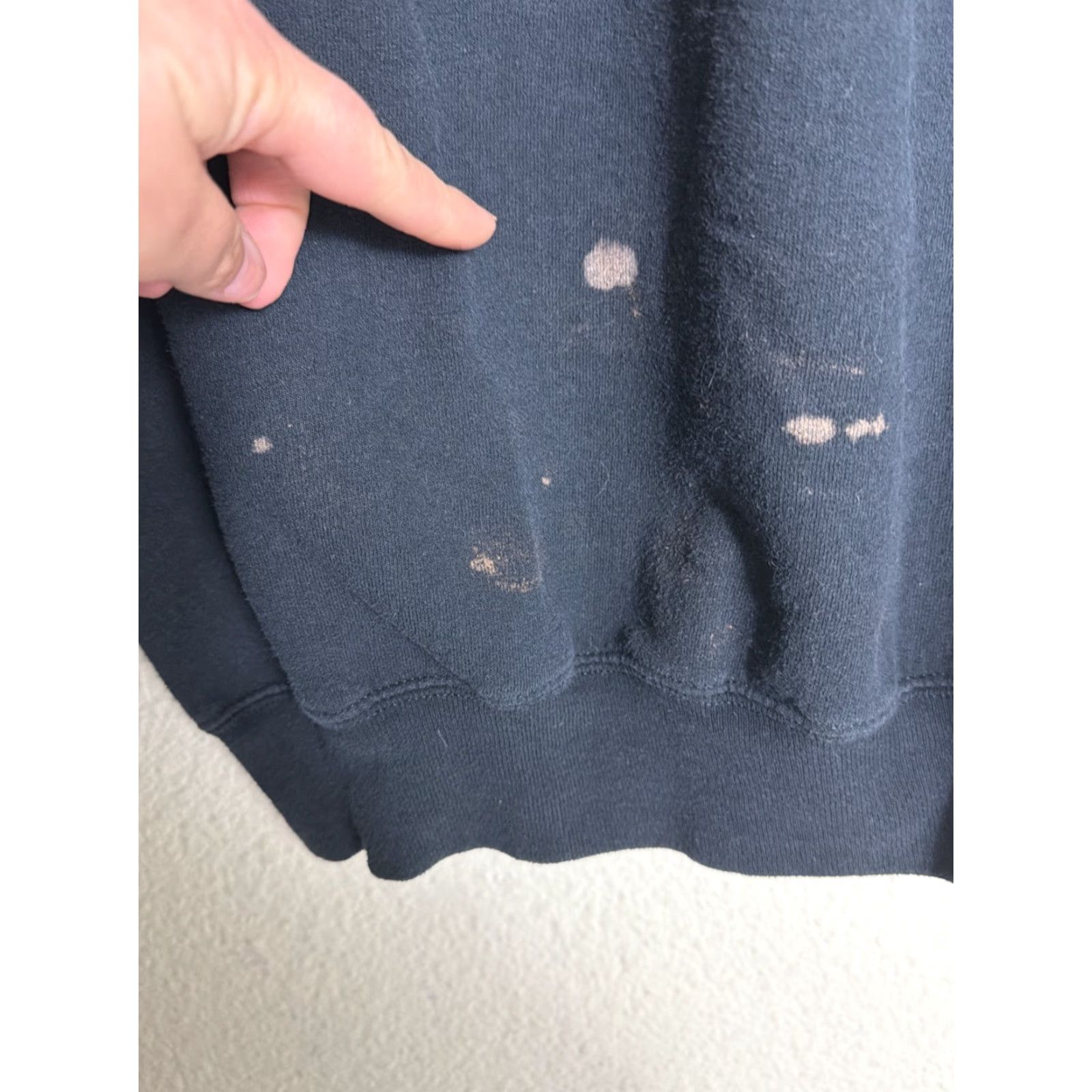 Vintage VINTAGE Port And Company Sweatshirt Black Pullover Men L Hollywoodland Dutch Bros run Dbw Stained Size US L / EU 52-54 / 3 - 7 Thumbnail