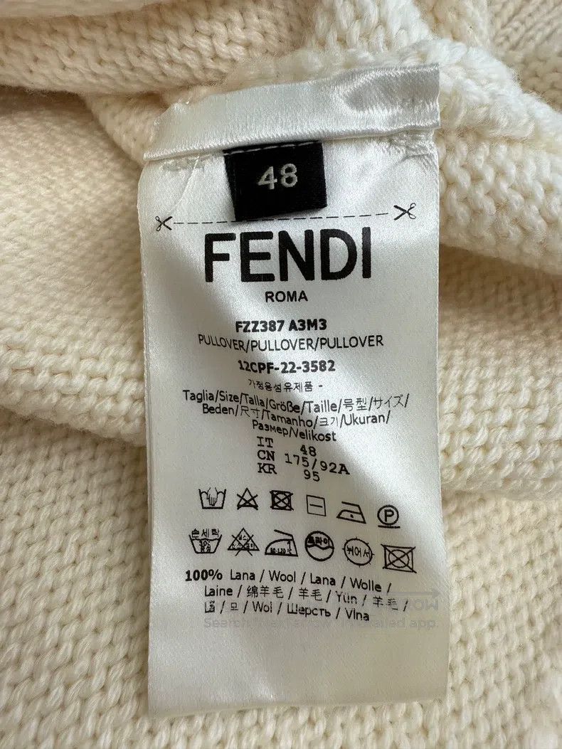 Fendi Fendi Letter logo sweater Size US M / EU 48-50 / 2 - 4 Thumbnail