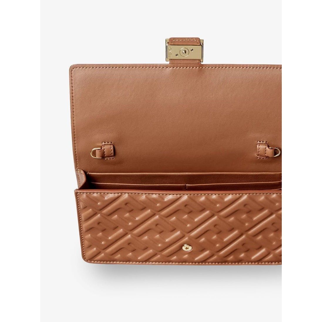 Fendi FENDI $1750 Sellier Brown Baguette Chain Wallet Bag New Size ONE SIZE - 4 Thumbnail