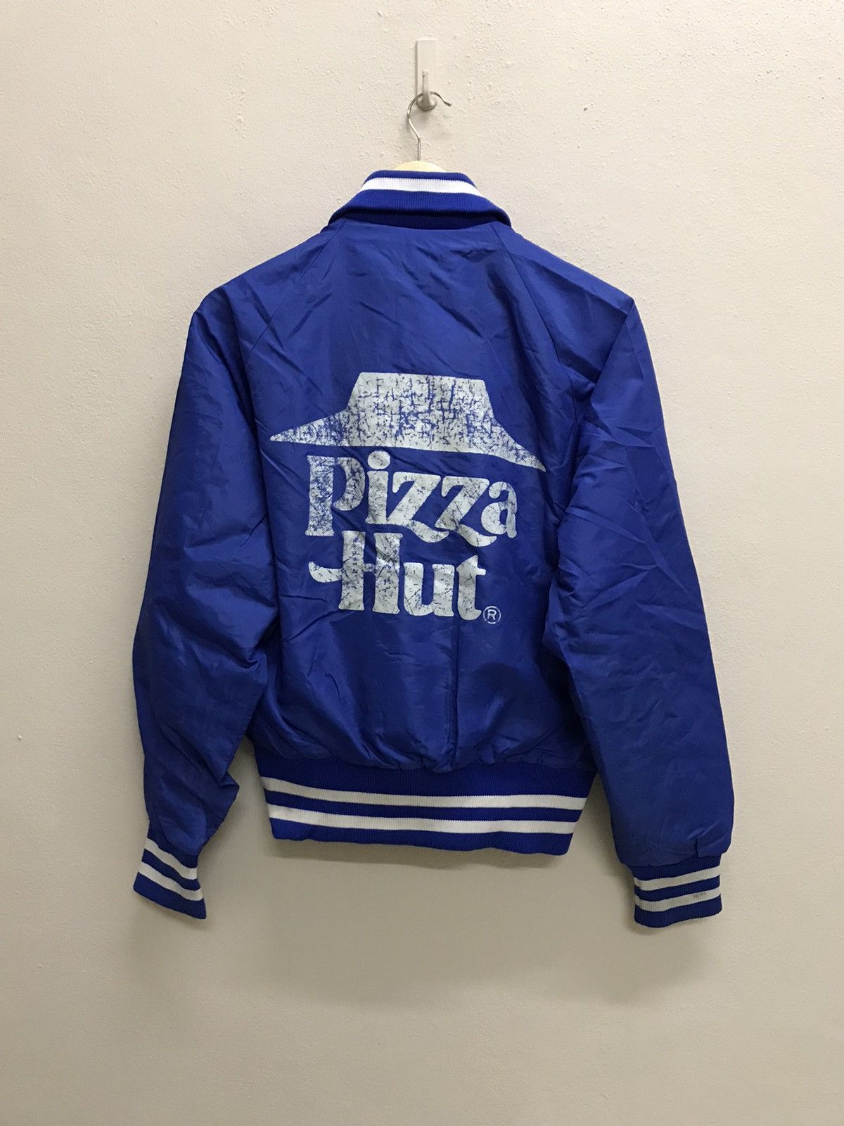 Dunbrooke Vintage Pla Jac Dunbrooke PIzza Hut Bomber Jacket Snap buton Size US S / EU 44-46 / 1 - 6 Thumbnail