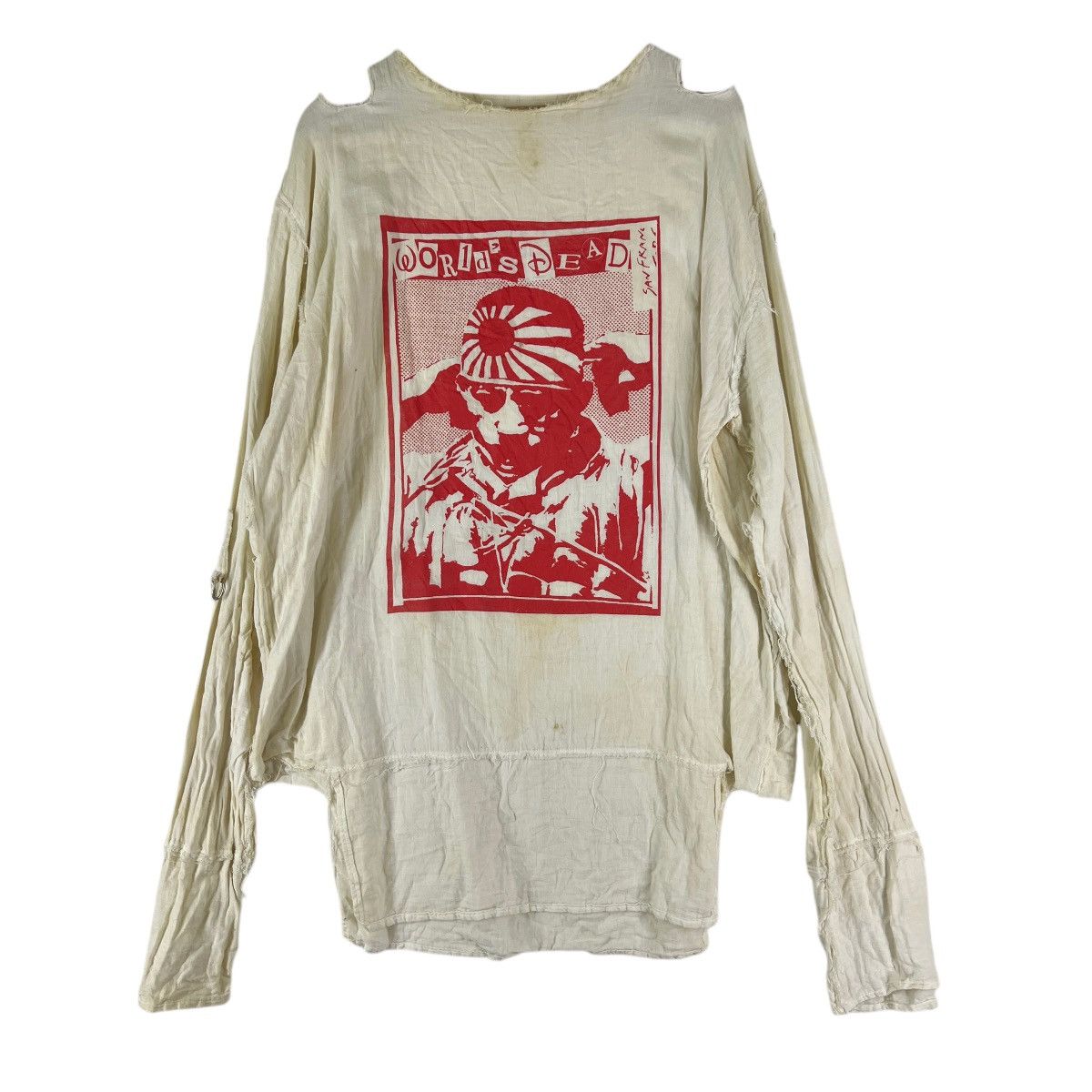 Japanese Brand 💥 Vintage Punk Gang Muslin shirt Size US L / EU 52-54 / 3 - 1 Thumbnail