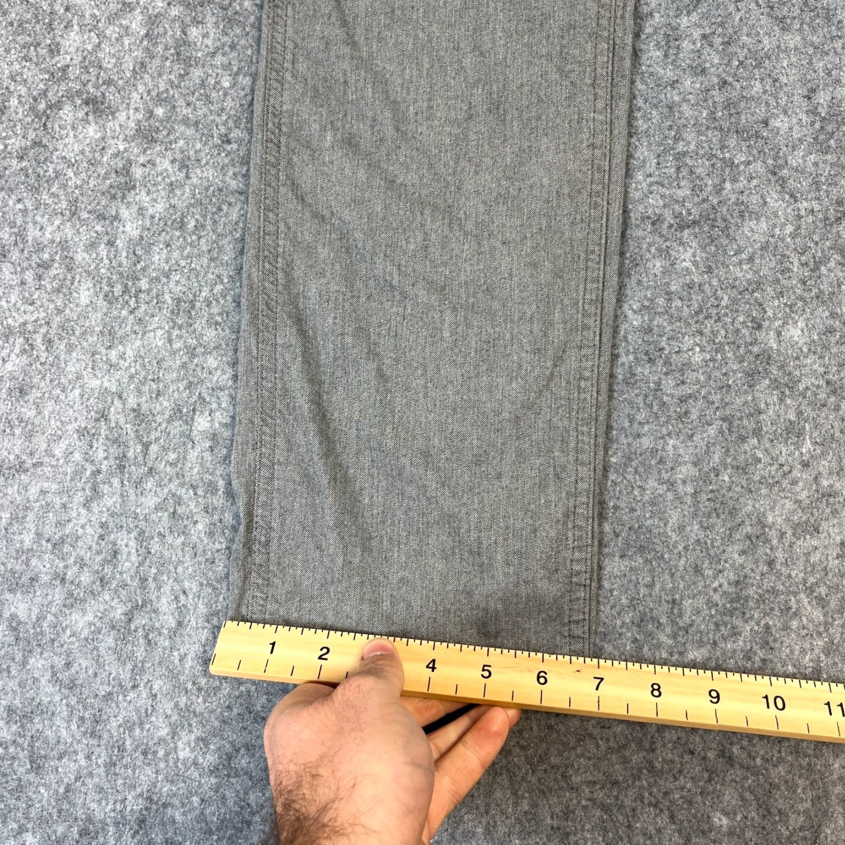 Hugo Boss HUGO BOSS Jeans Slim Tapered 34x30 Light Grey Denim 5-Pocket Preppy Men Size US 34 / EU 50 - 3 Thumbnail