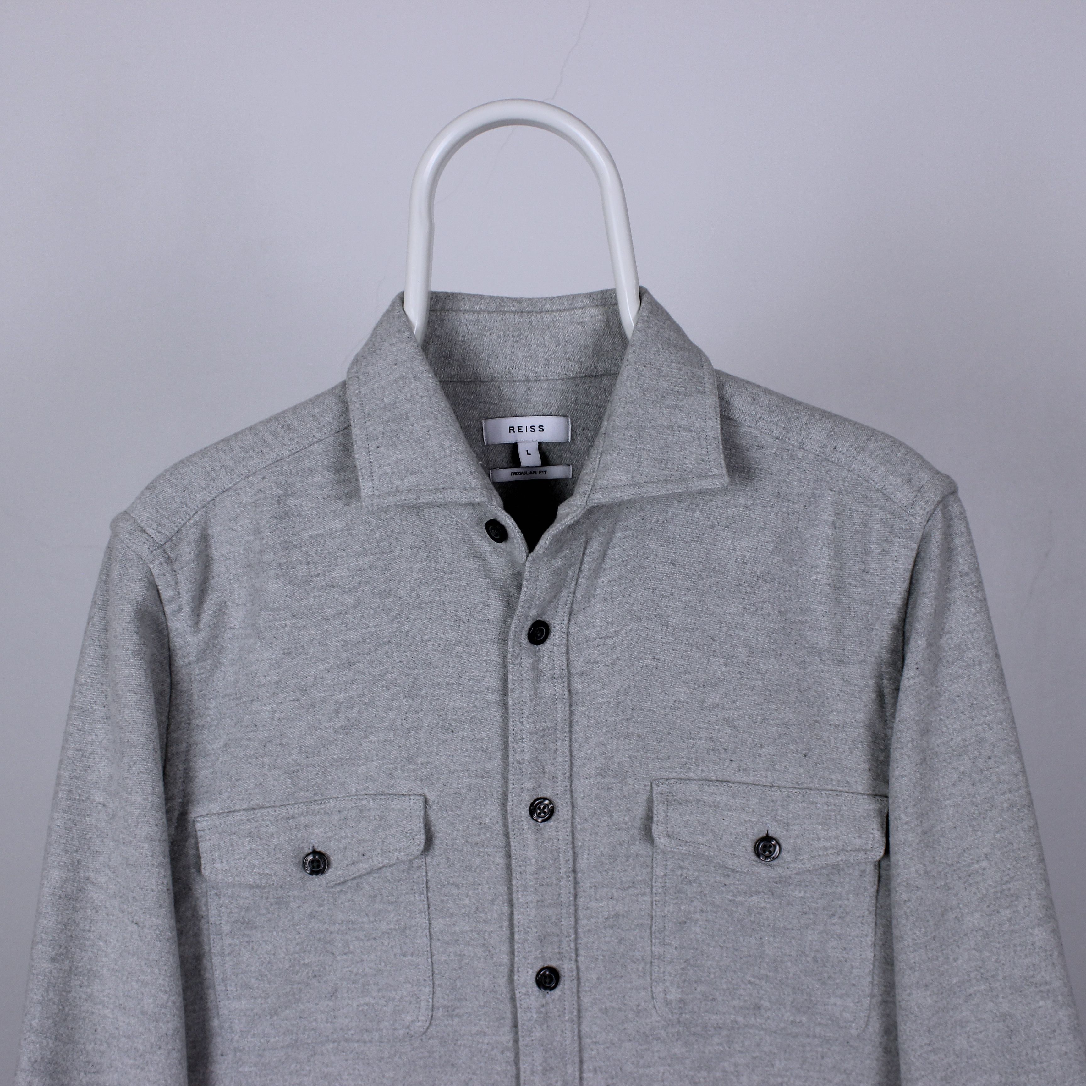 Reiss Reiss shirt heavy overshirt multipockets men L Size US L / EU 52-54 / 3 - 8 Thumbnail