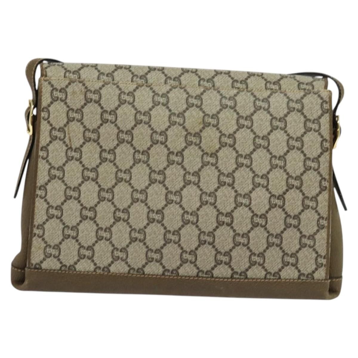 Gucci GUCCI GG Supreme Shoulder Bag Pvc Beige Gold Size ONE SIZE - 2 Thumbnail