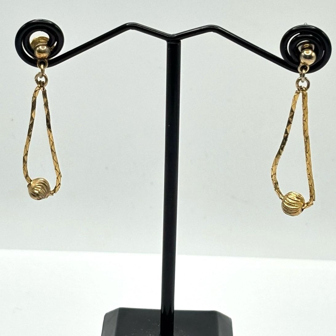 Other 90s Gold Drop Dangle Earrings Size ONE SIZE - 2 Thumbnail