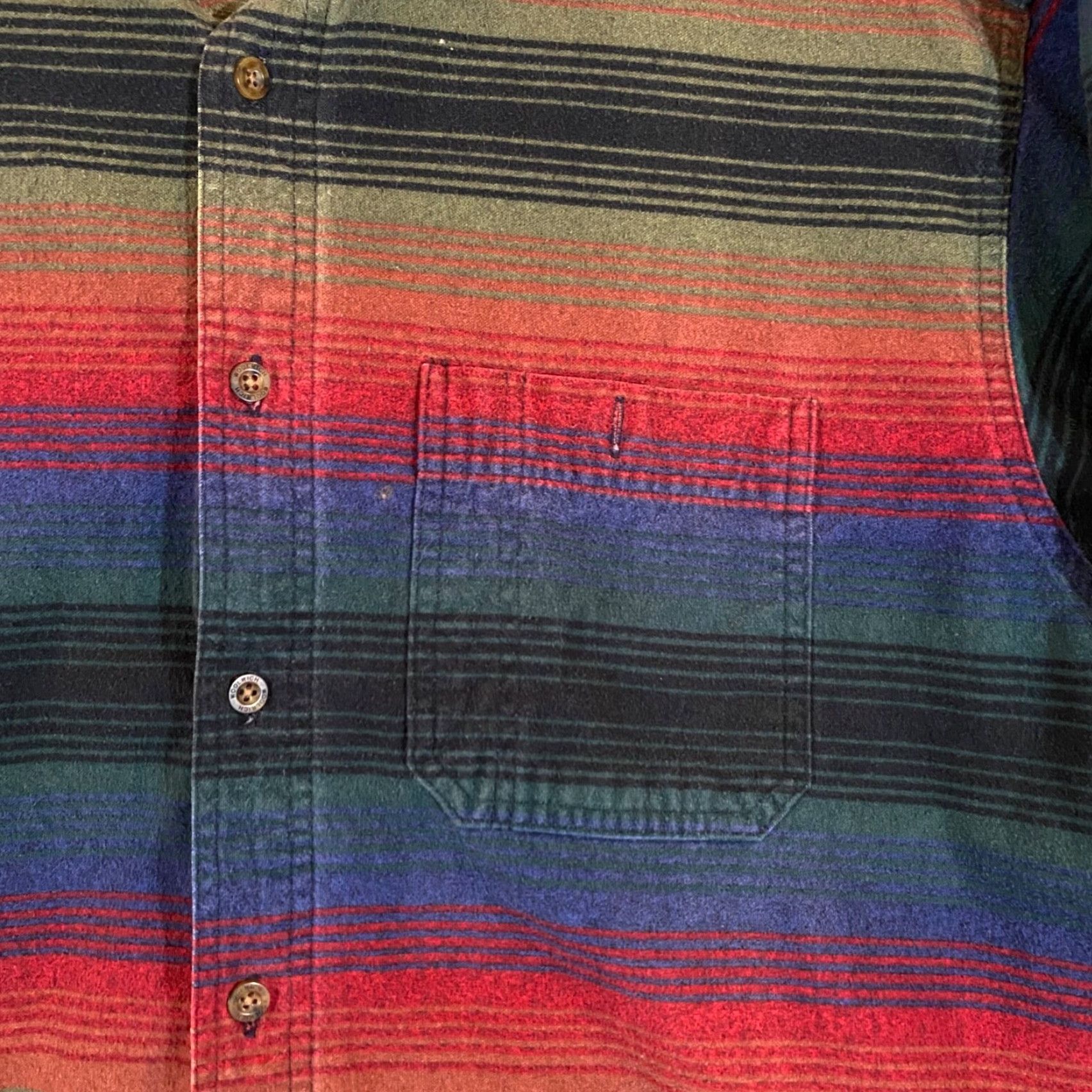 Vintage Woolrich Shirt Mens XL Red Blue Striped Button-Up Casual Flannel L/S Shirt Mens XL Red Blue Striped Button-Up Casual Flannel L/S Size US XL / EU 56 / 4 - 2 Thumbnail