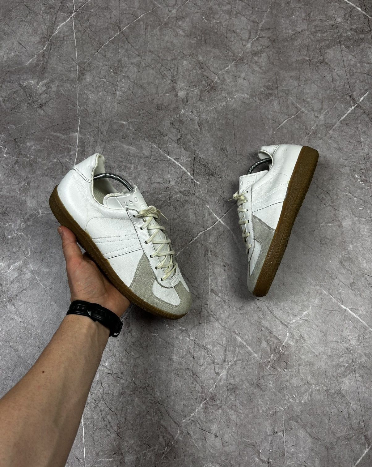 Vintage GAT BW Sport Army Trainer Bundeswehr Shoes Leather Sneakers Size US 8 / EU 41 - 1 Thumbnail