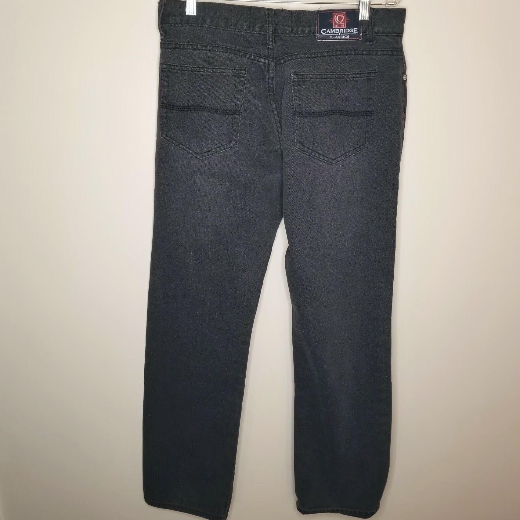 Vintage Cambridge Classics Jeans Adult 34x30 Black Straight Mens Size US 34 / EU 50 - 4 Thumbnail