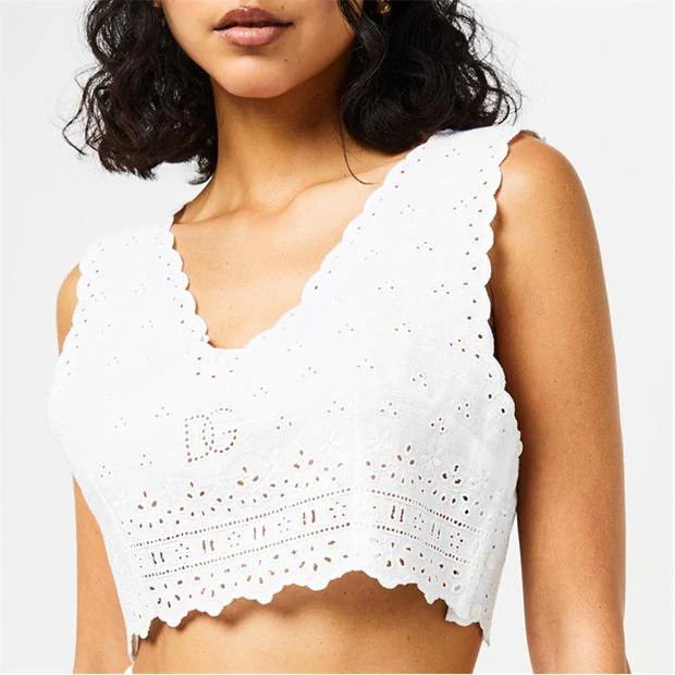 Dolce & Gabbana o1g2r1mq1024 Cropped Top in White Size M / US 6-8 / IT 42-44 - 4 Thumbnail