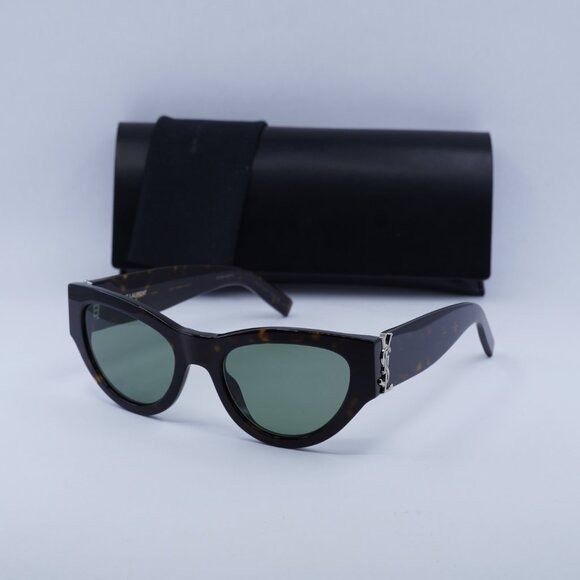 Saint Laurent Paris 🕶️ New Saint Laurent SLM94 008 Sunglasses - Dark Havana Size ONE SIZE - 11 Thumbnail