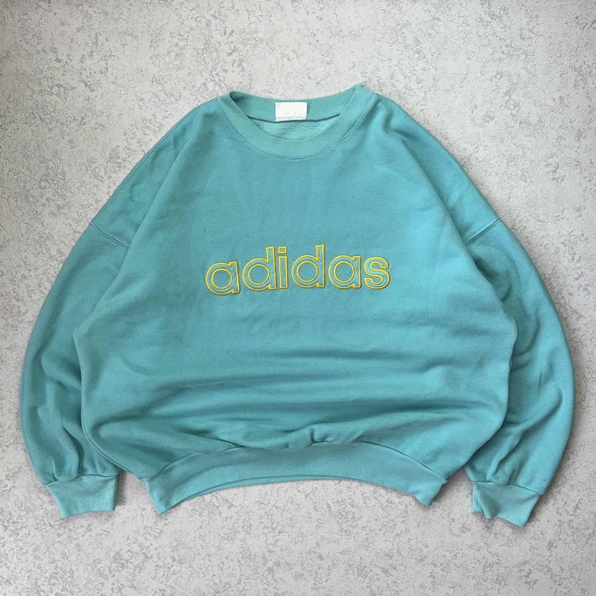 Adidas Vintage 90’ Adidas Oversized Sweatshirt Size S/M Size US S / EU 44-46 / 1 - 2 Thumbnail