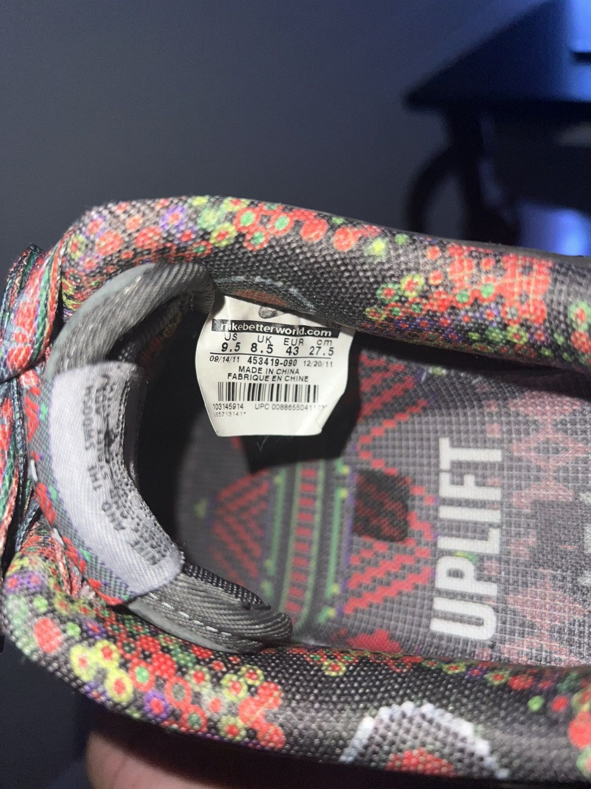 Nike 2012 BHM Air Force 1’s Size US 9.5 / EU 42-43 - 13 Thumbnail