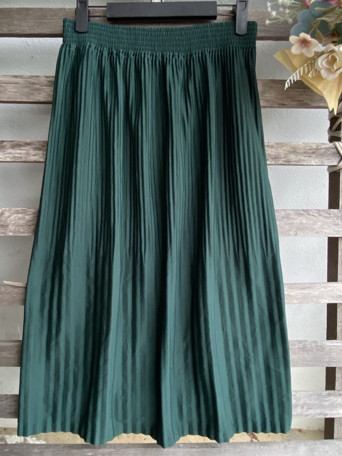 Zucca Zucca by Issey Miyake Pleated Midi Skirt Size 28" / US 6 / IT 42 - 3 Thumbnail