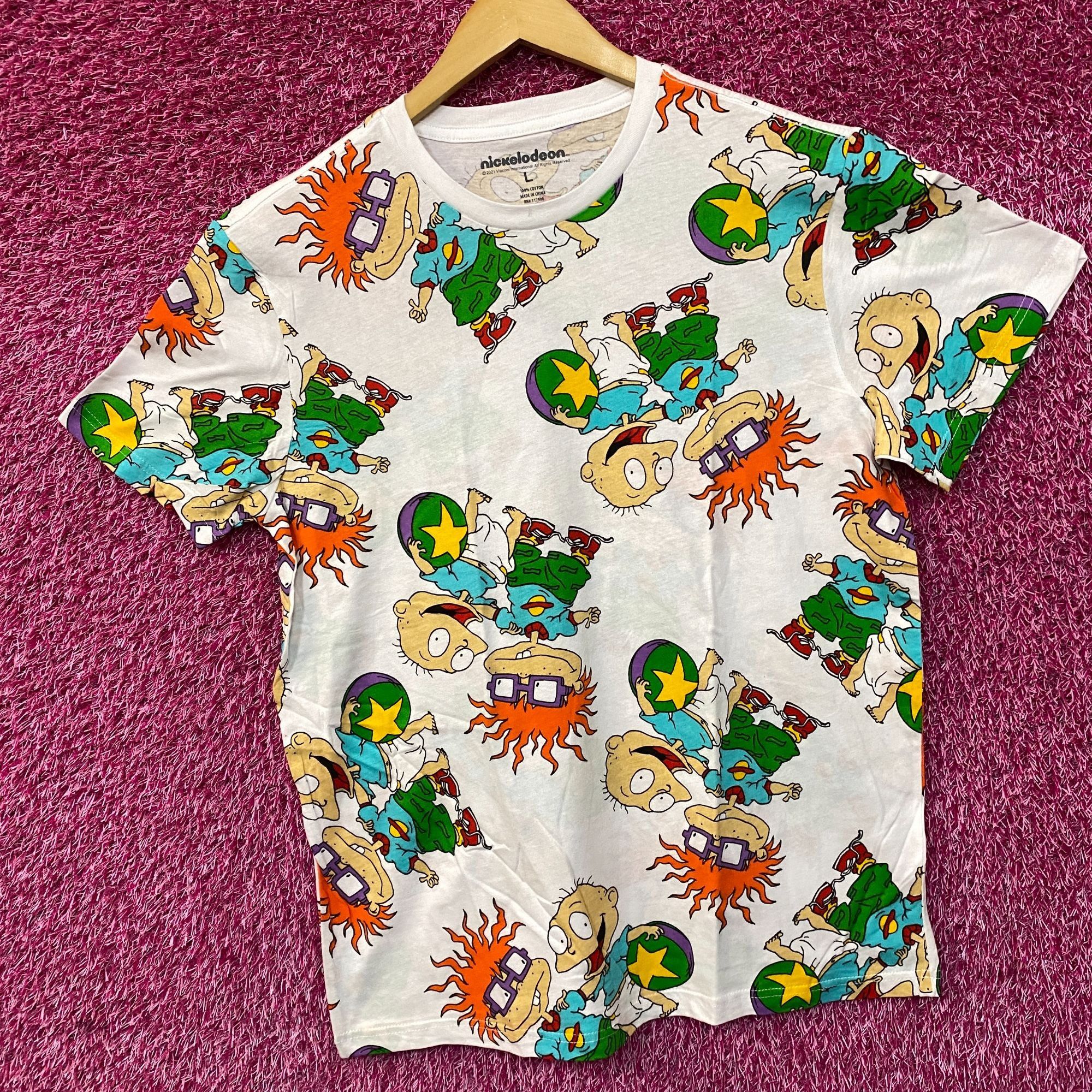 Nickelodeon Rugrats Tommy and Chucky all over print Tshirts size Large Size US L / EU 52-54 / 3 - 3 Thumbnail