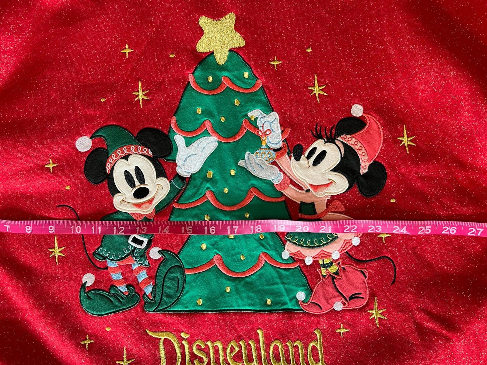 Disney NWT Disneyland Resorts Christmas Sweatshirt 3XL Embroidered Size ONE SIZE - 7 Thumbnail